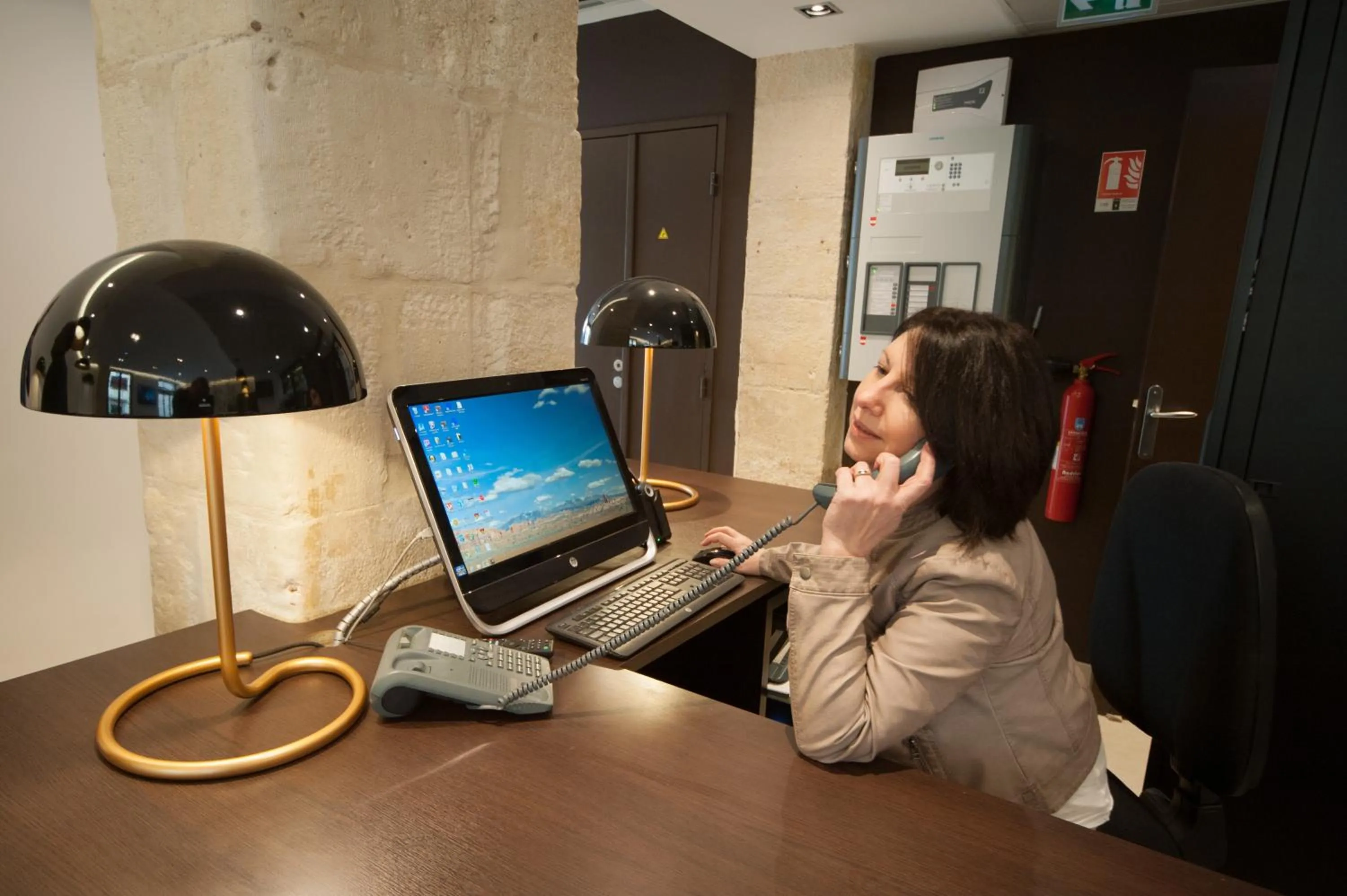 Lobby or reception in Central Hotel