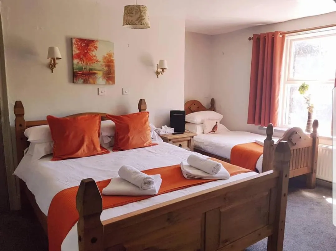 Bed in Littledean House Hotel