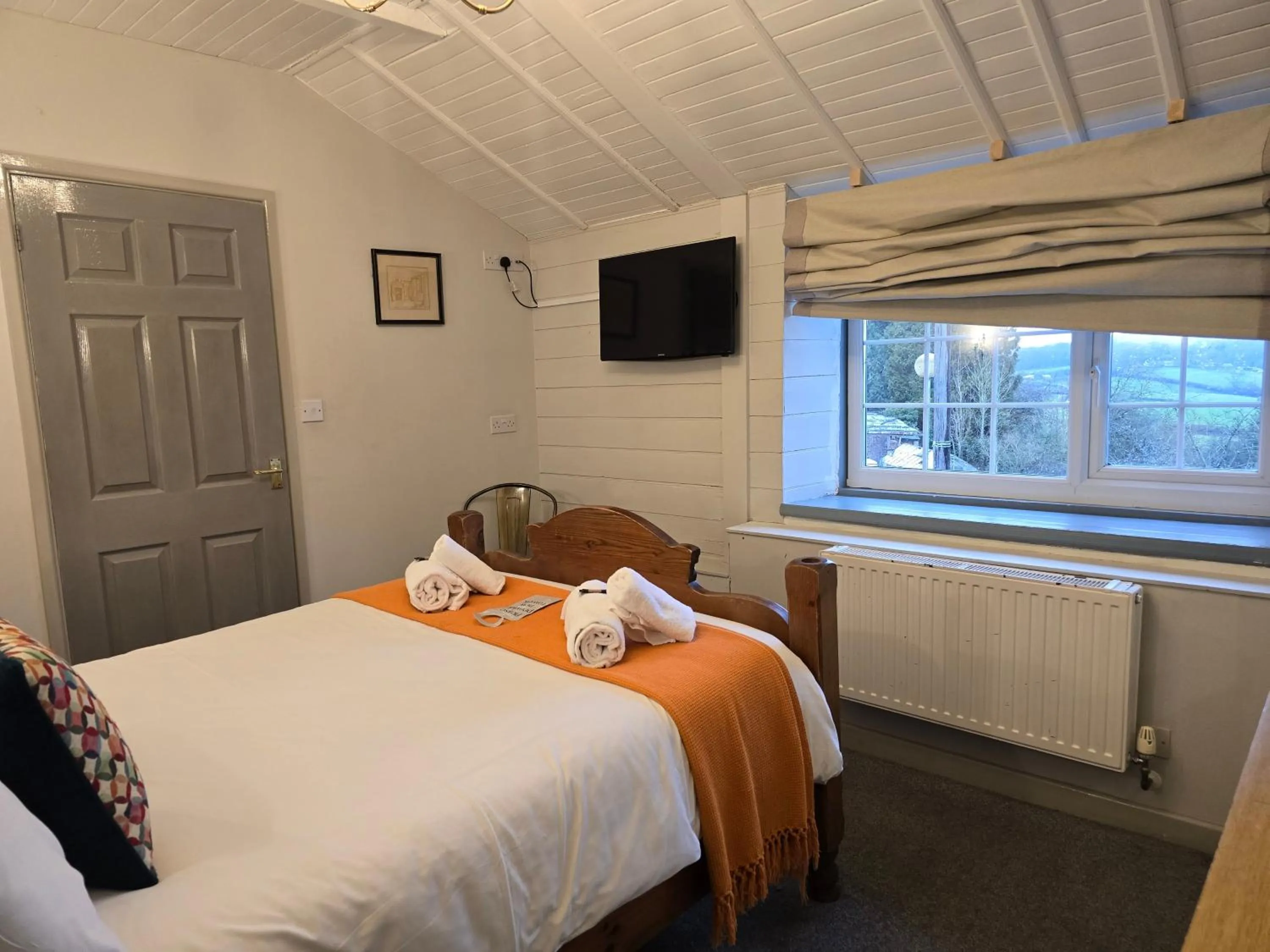 Bed in Littledean House Hotel