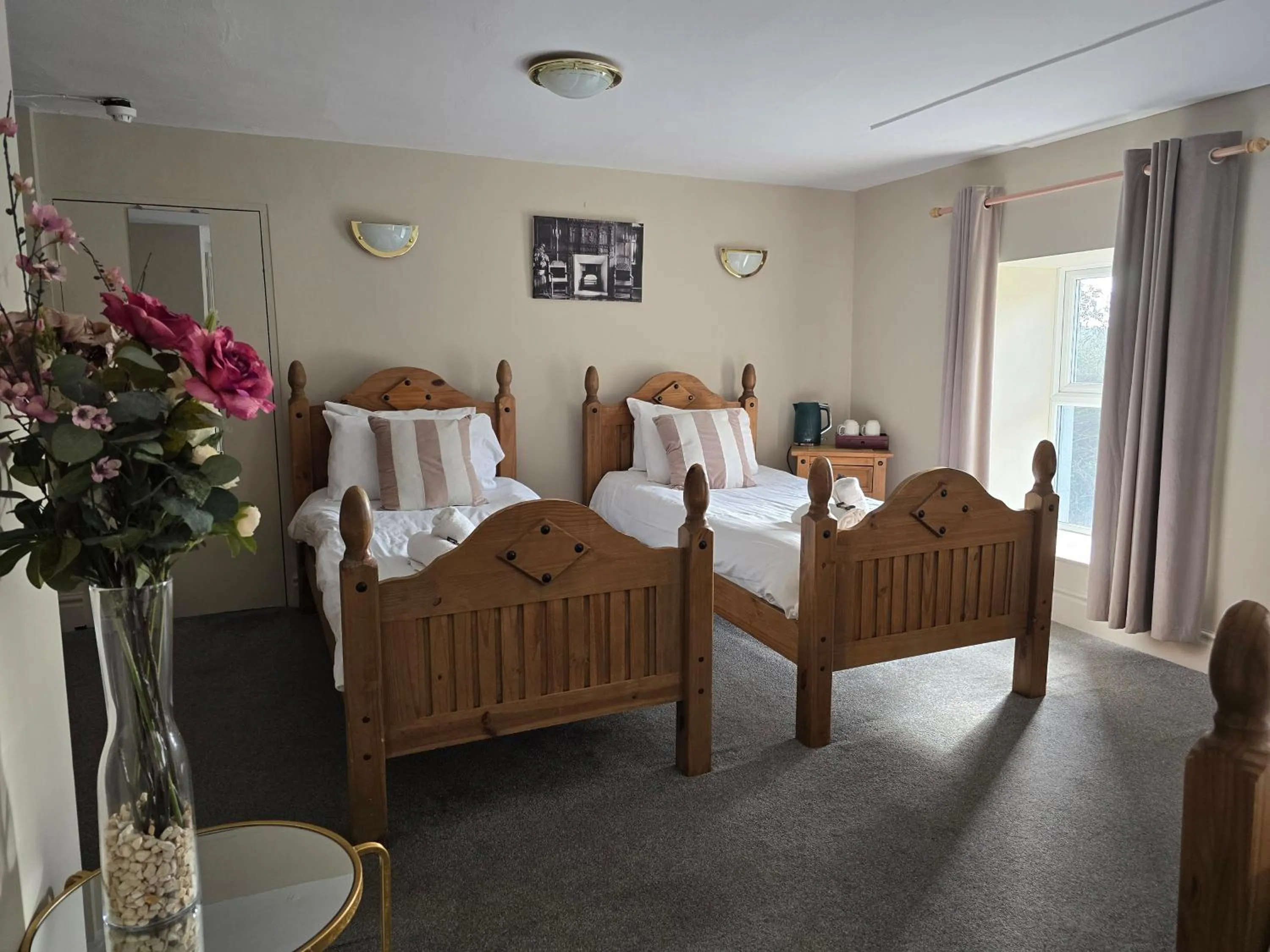 Bed in Littledean House Hotel