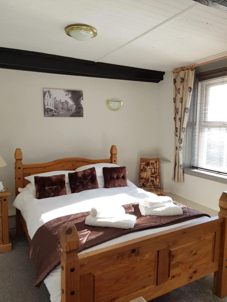 Bed in Littledean House Hotel