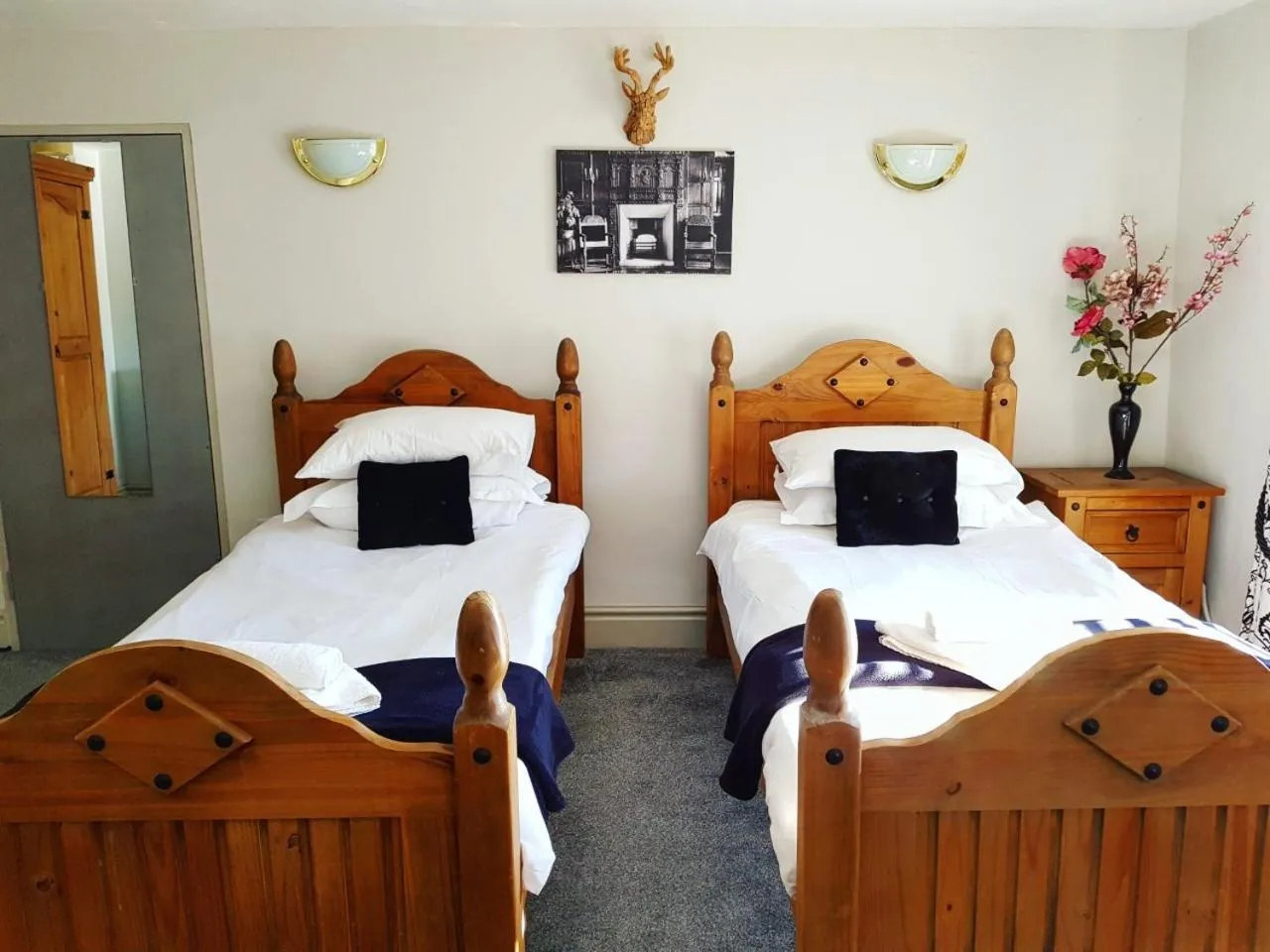 Bed in Littledean House Hotel