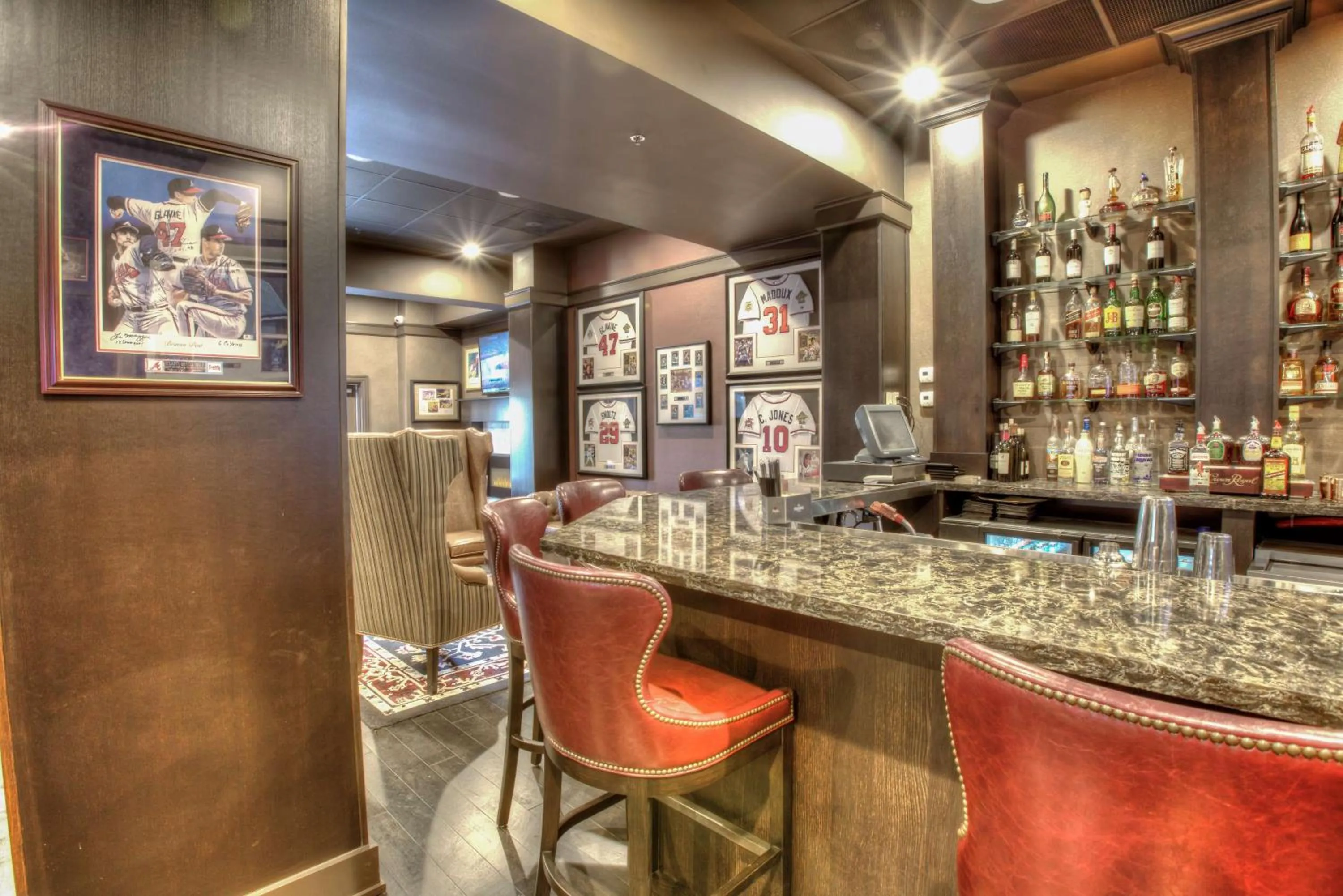 Lounge or bar in Doubletree Suites by Hilton at The Battery Atlanta