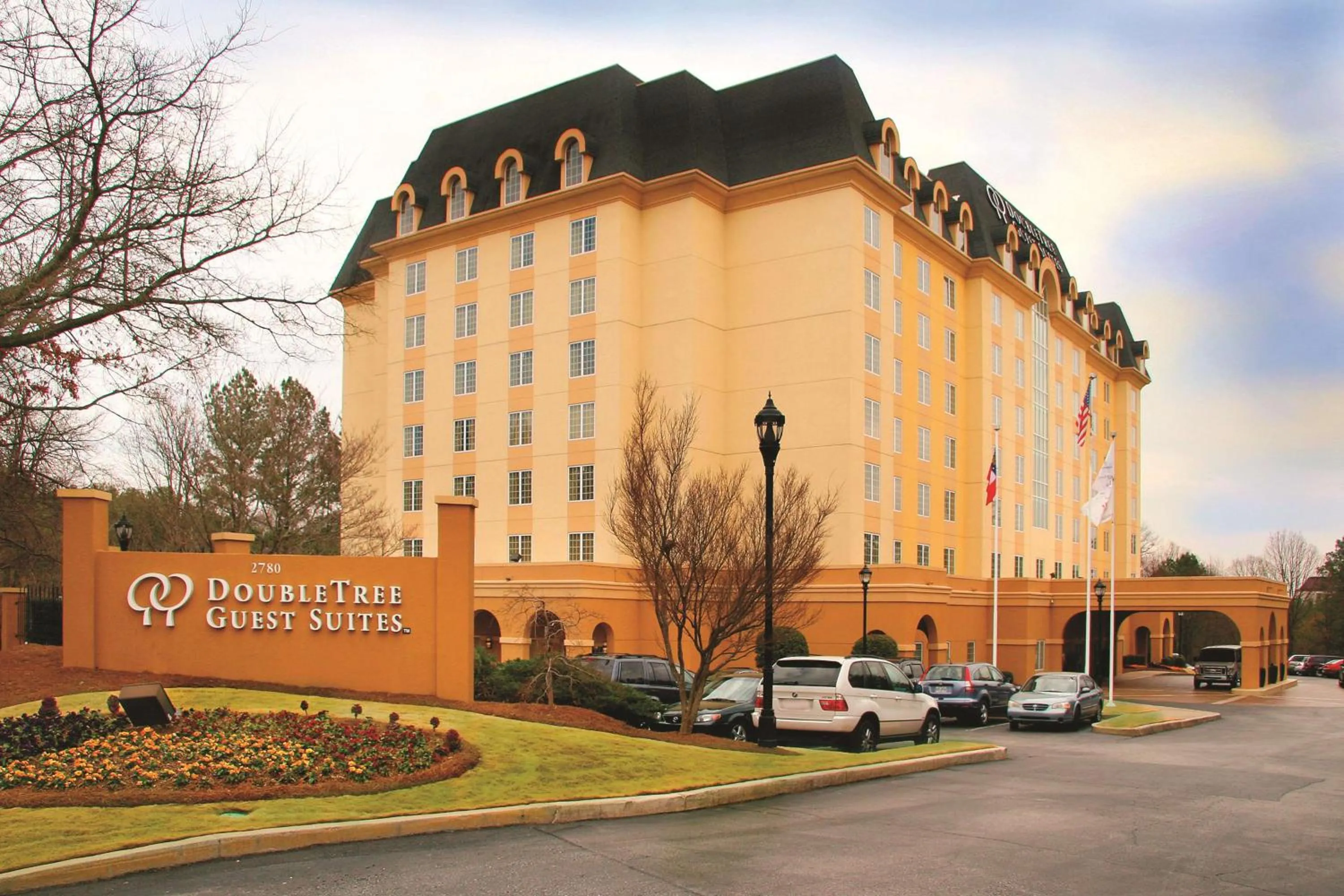 Property building in Doubletree Suites by Hilton at The Battery Atlanta