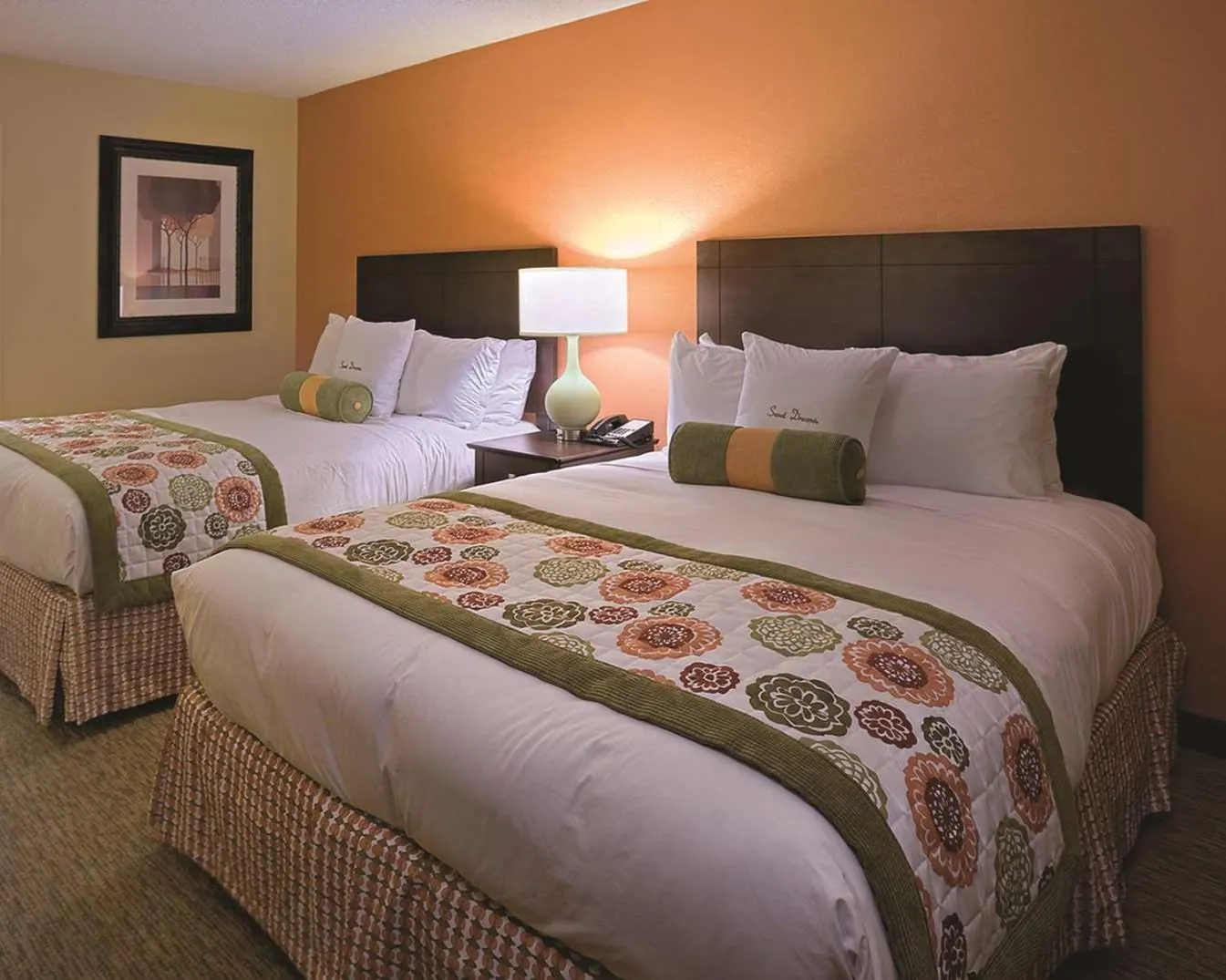 Bed in Doubletree Suites by Hilton at The Battery Atlanta