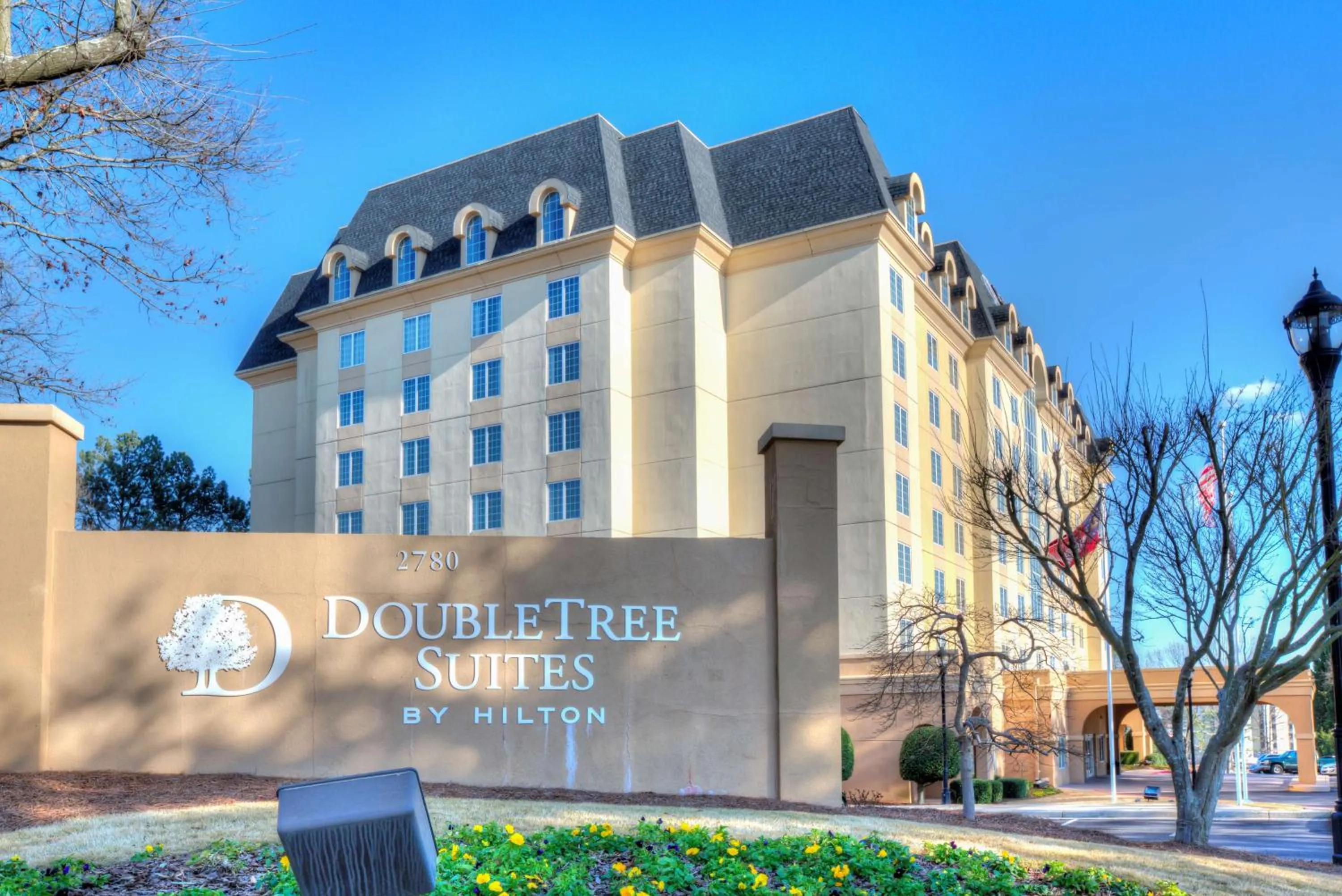 Property building in Doubletree Suites by Hilton at The Battery Atlanta