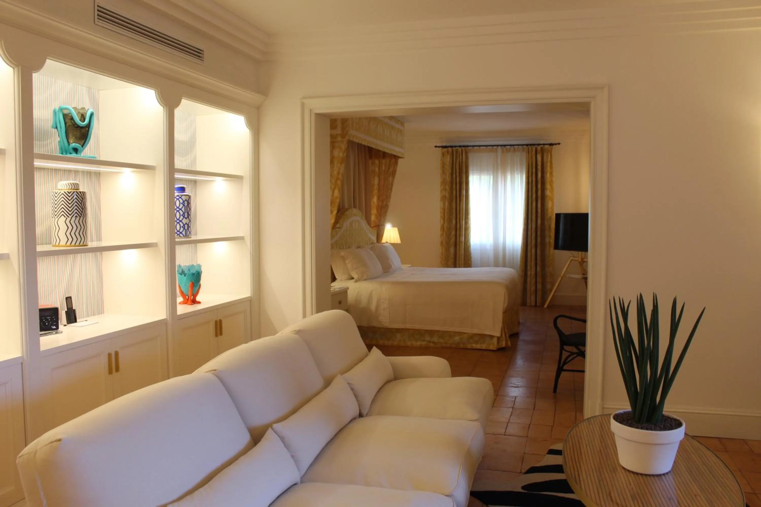 Living room, Bed in Il Pellicano