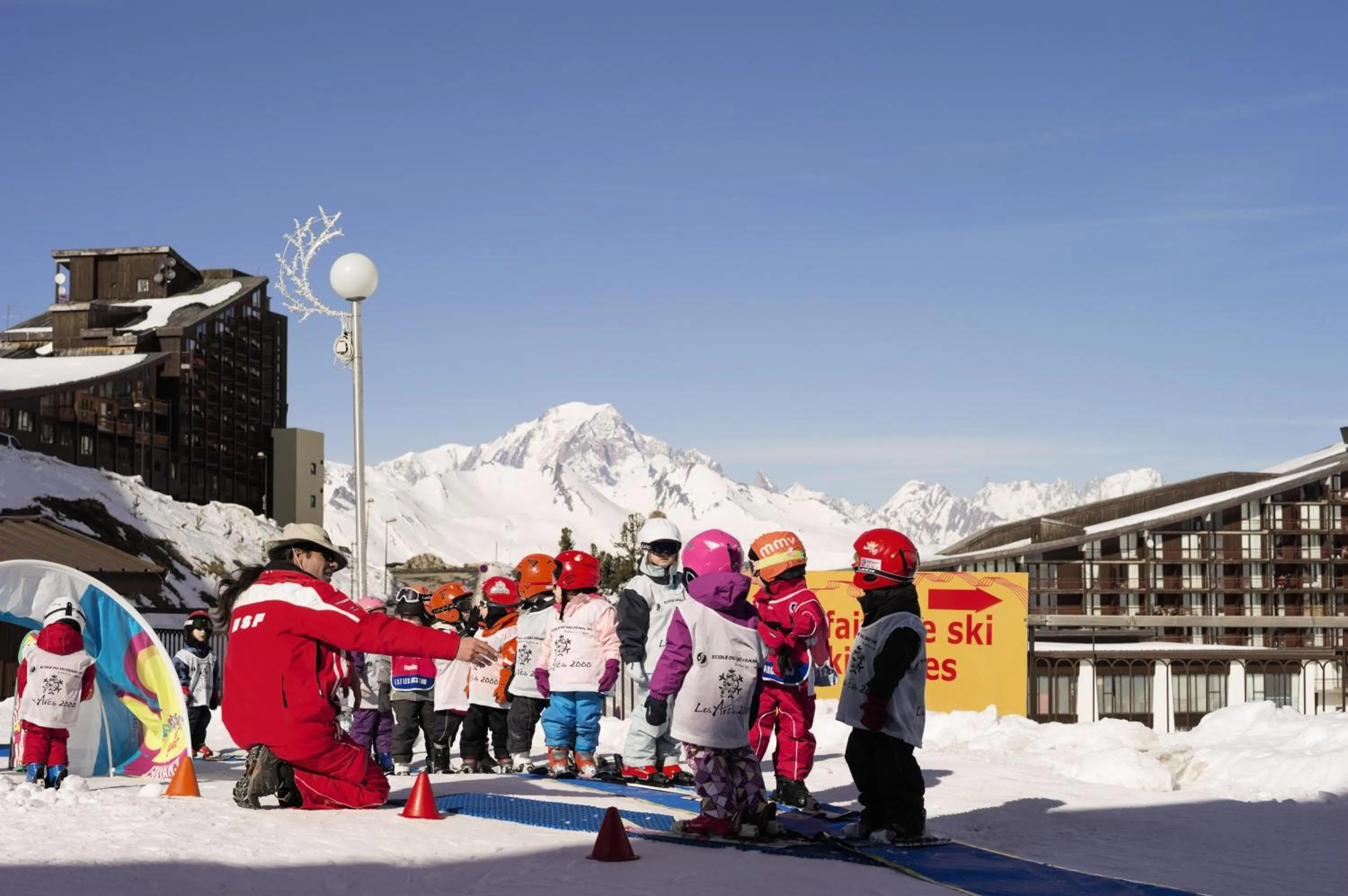 children in Belambra Clubs Arc 2000 - L'Aiguille Rouge - Ski pass included