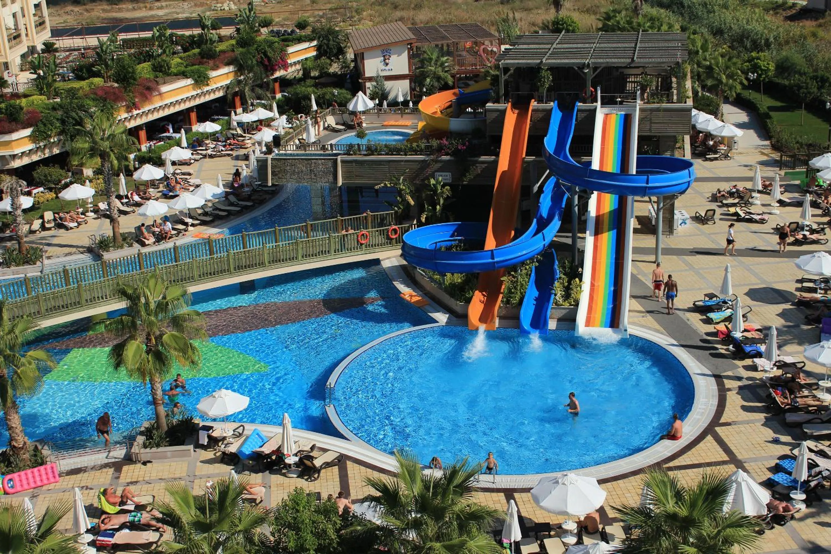 Aqua park in Ex-Crystal Palace Luxury Resort & Spa - Ultimate All Inclusive