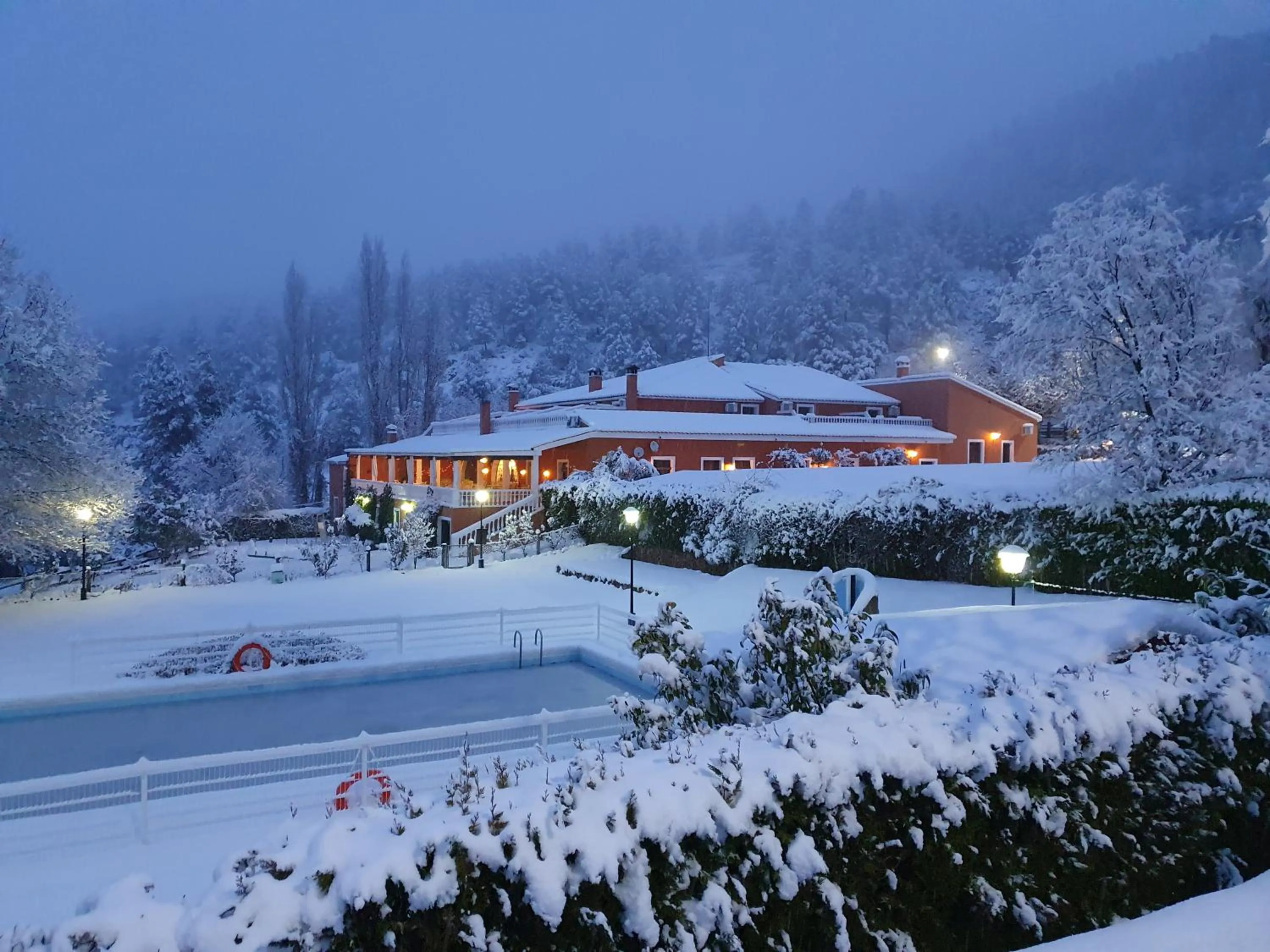 Property building in Hospedium Hotel Val de Pinares