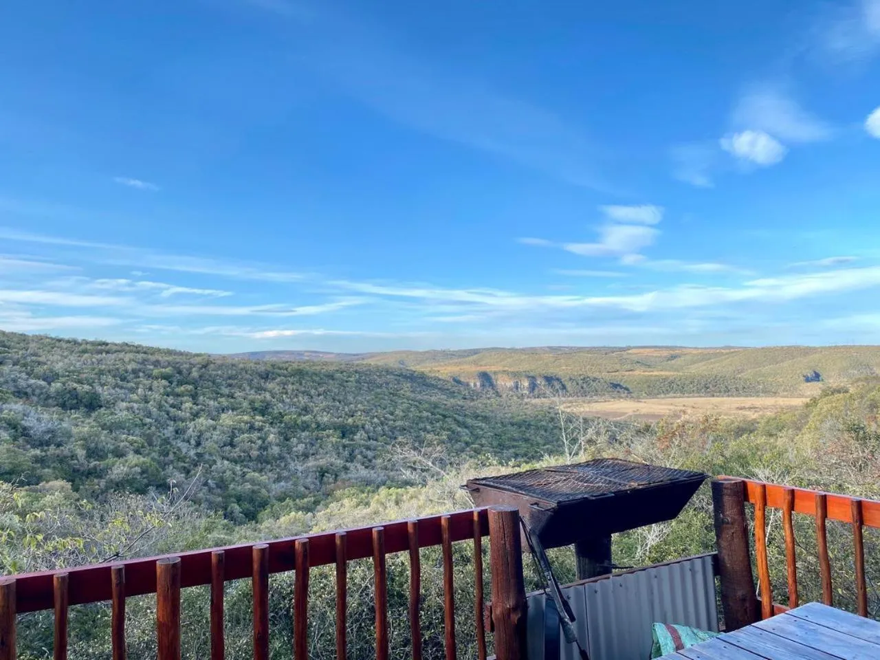 Communal kitchen in Horseshoe Game Reserve
