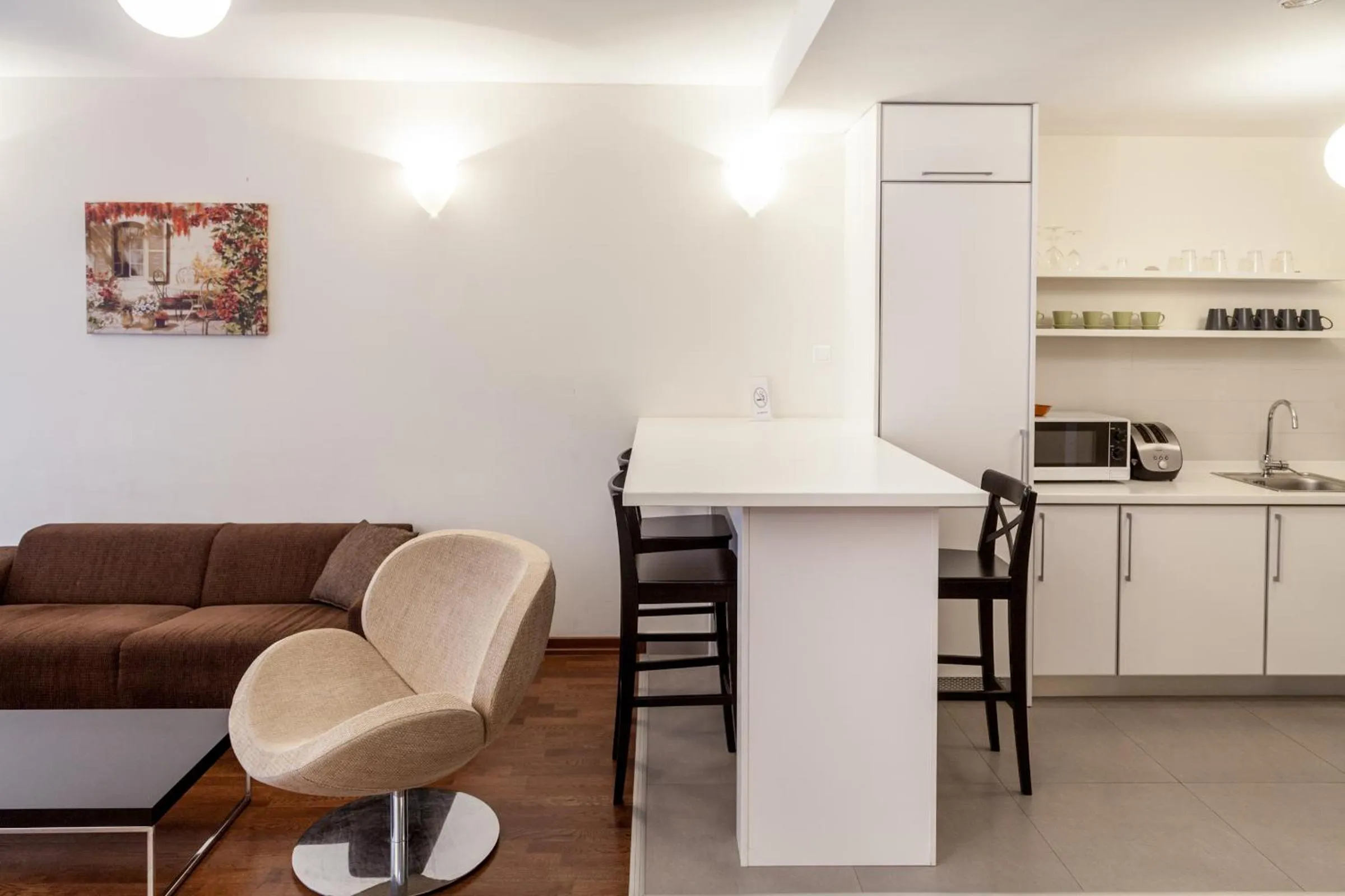 Kitchen or kitchenette in City Gardens Hotel & Wellness