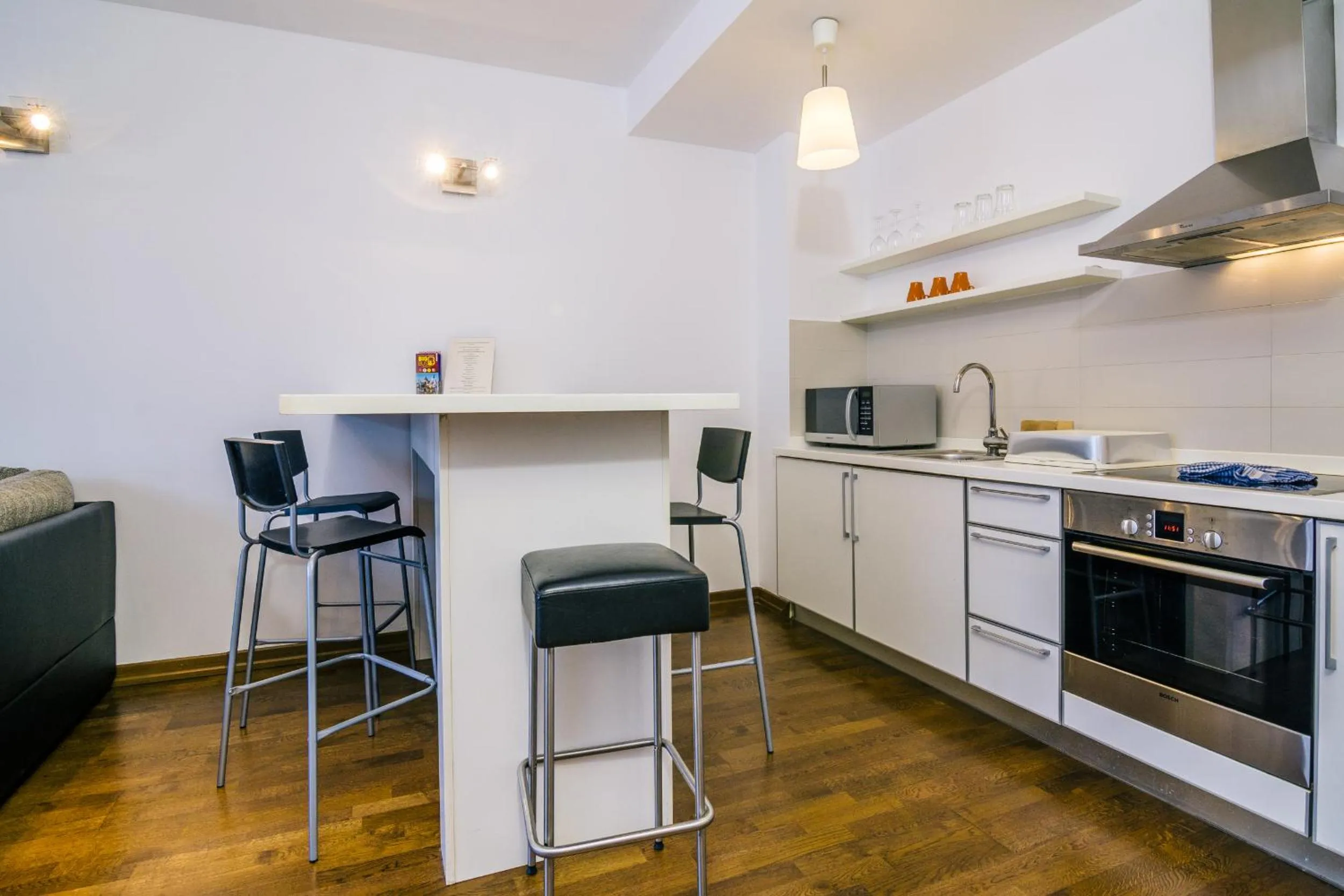 Kitchen or kitchenette in City Gardens Hotel & Wellness