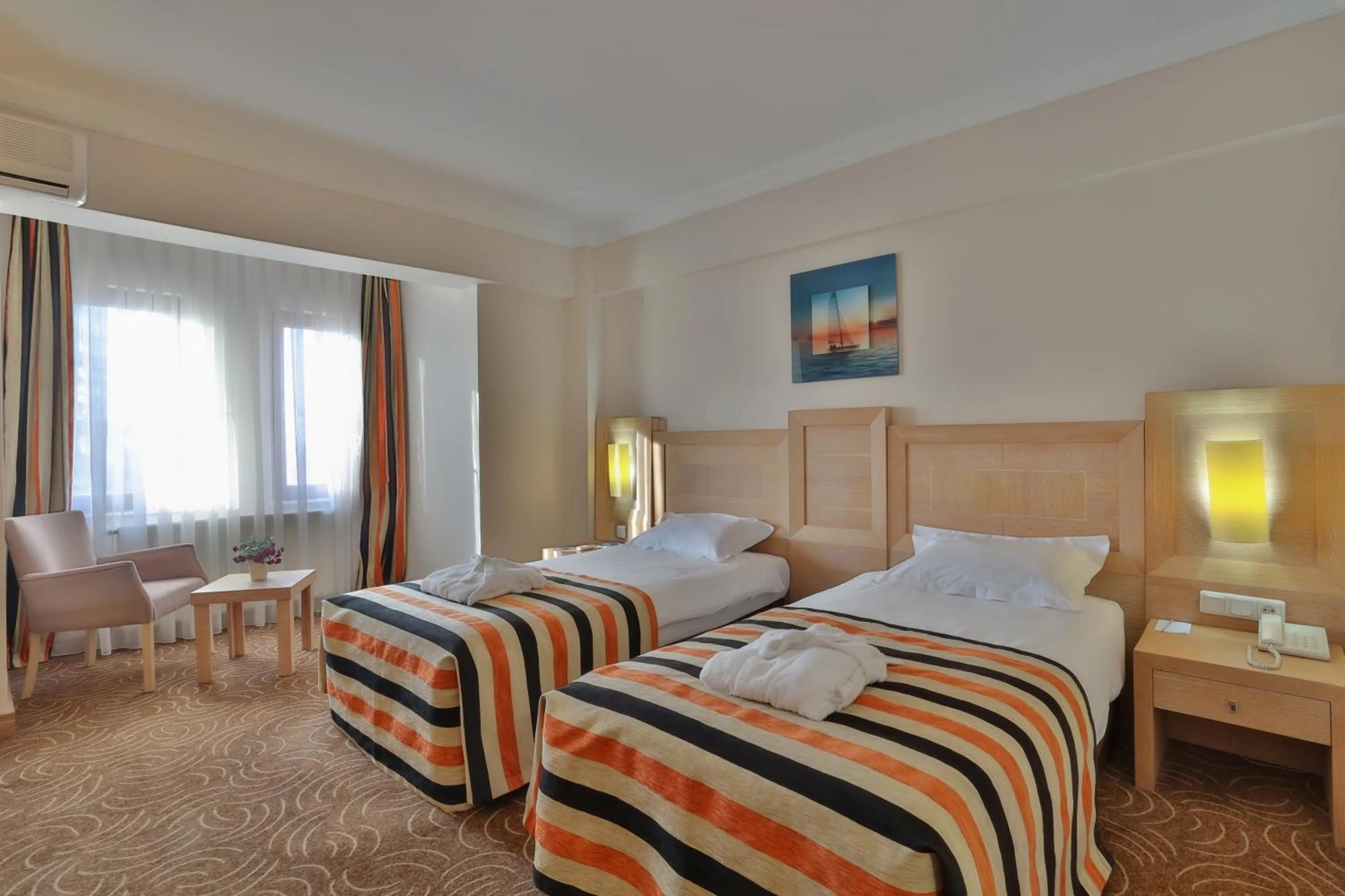 Bed in Crystal Kaymakli Hotel & Spa
