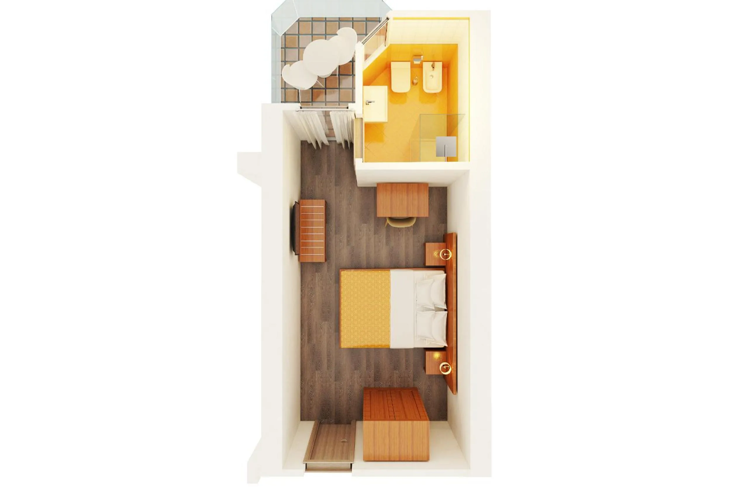 Floor plan in Hotel Ambassador