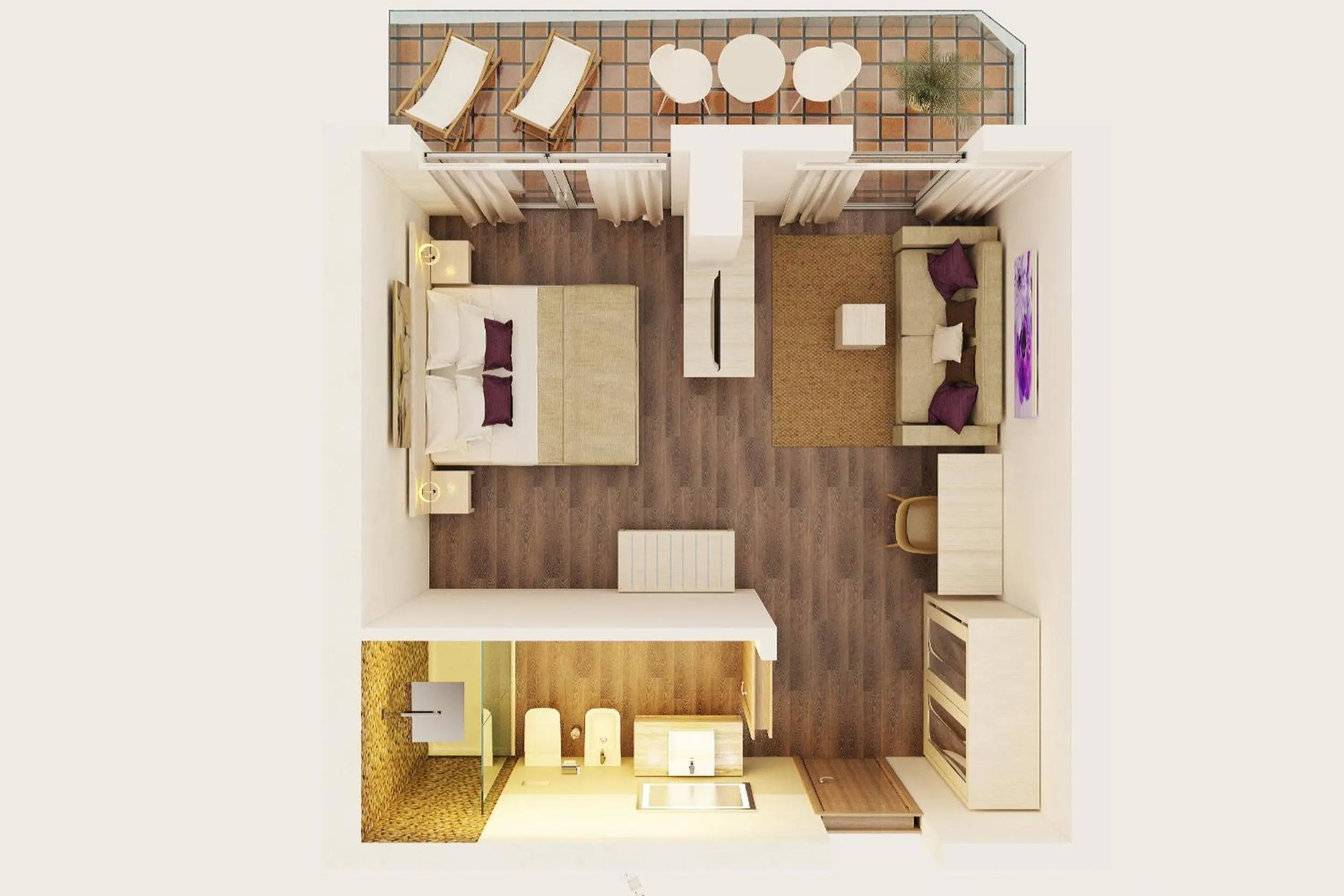 Floor plan in Hotel Ambassador