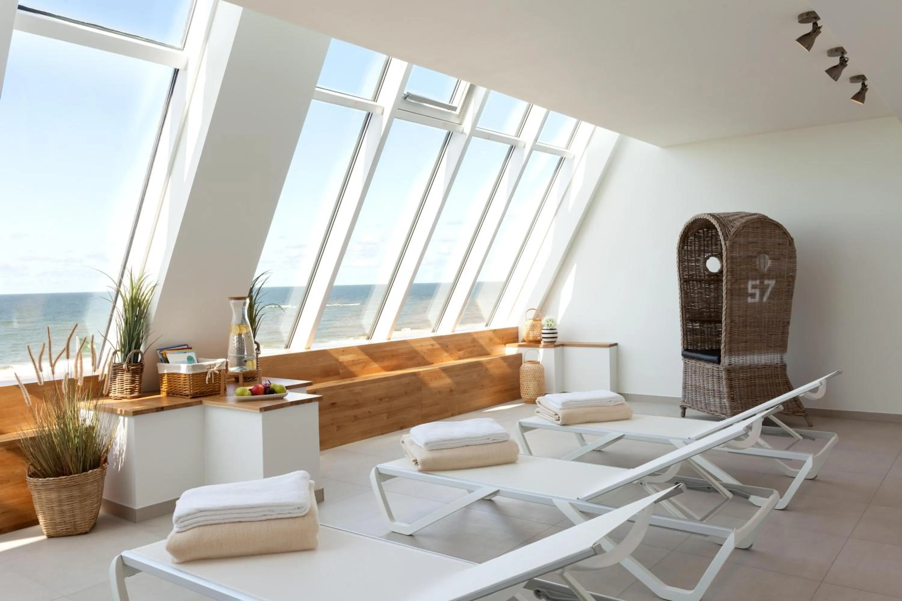 Spa and wellness centre/facilities in Wyn. Strandhotel Sylt