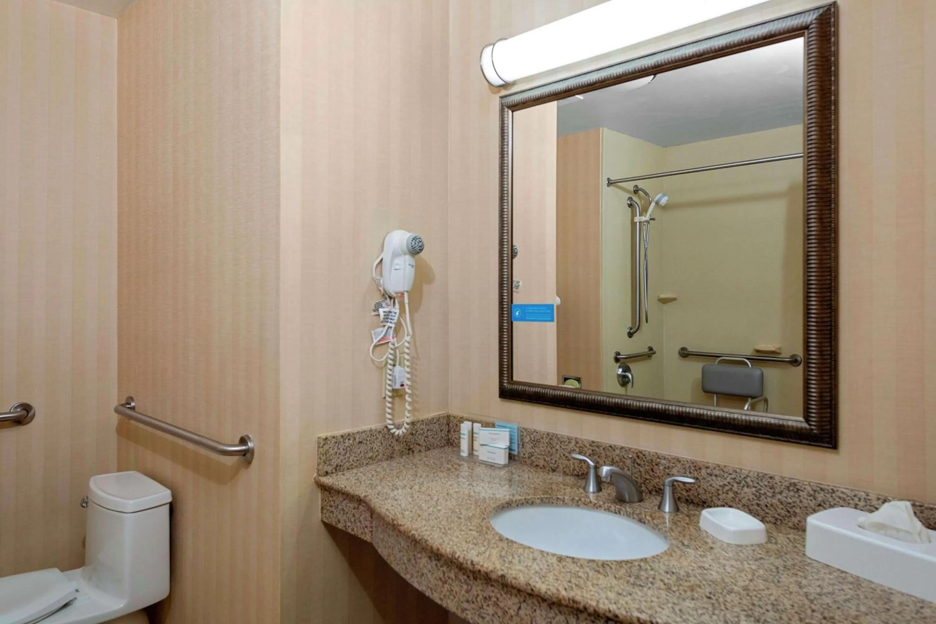 Bathroom in Hampton Inn Atlanta-Fairburn