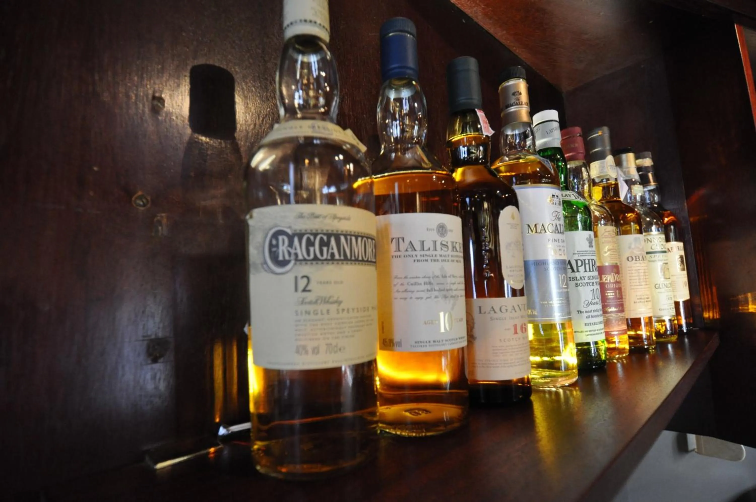 Alcoholic drinks in Hotel Gregory