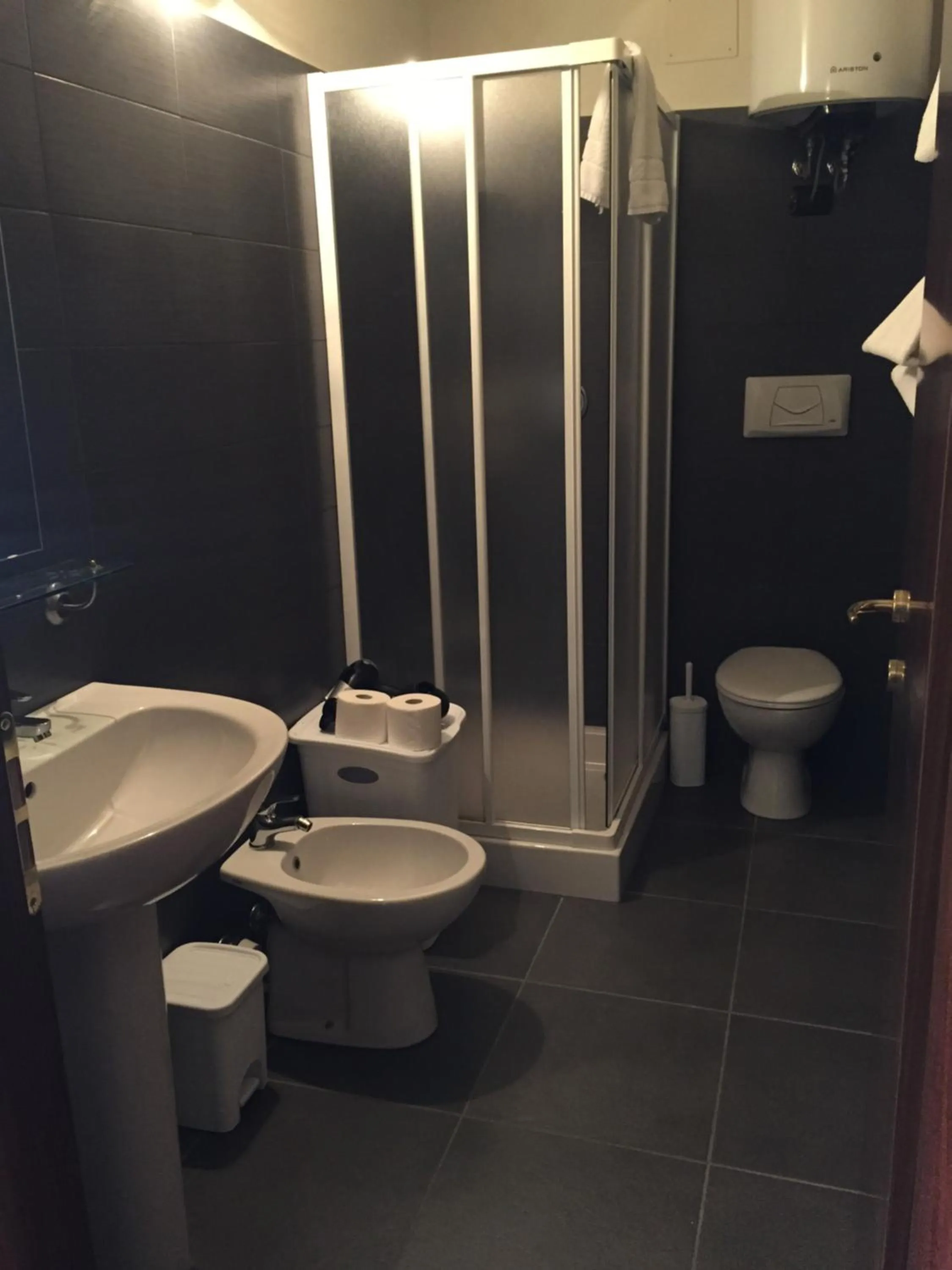 Bathroom in Residence Le Marmotte