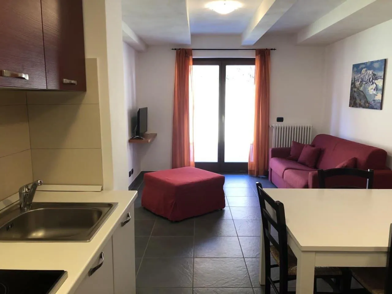 Kitchen or kitchenette in Residence Le Marmotte