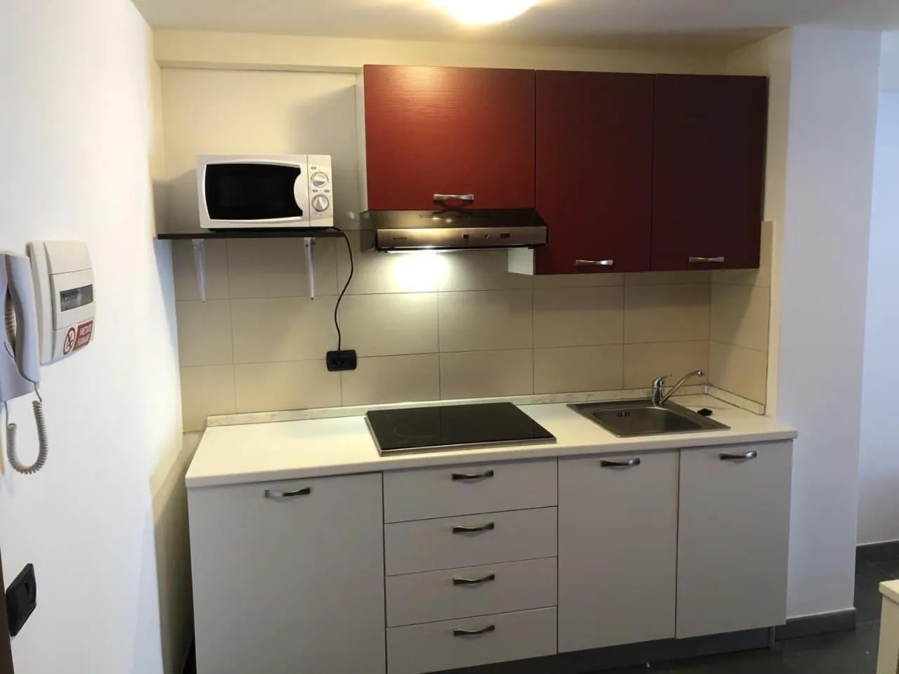 Kitchen or kitchenette in Residence Le Marmotte