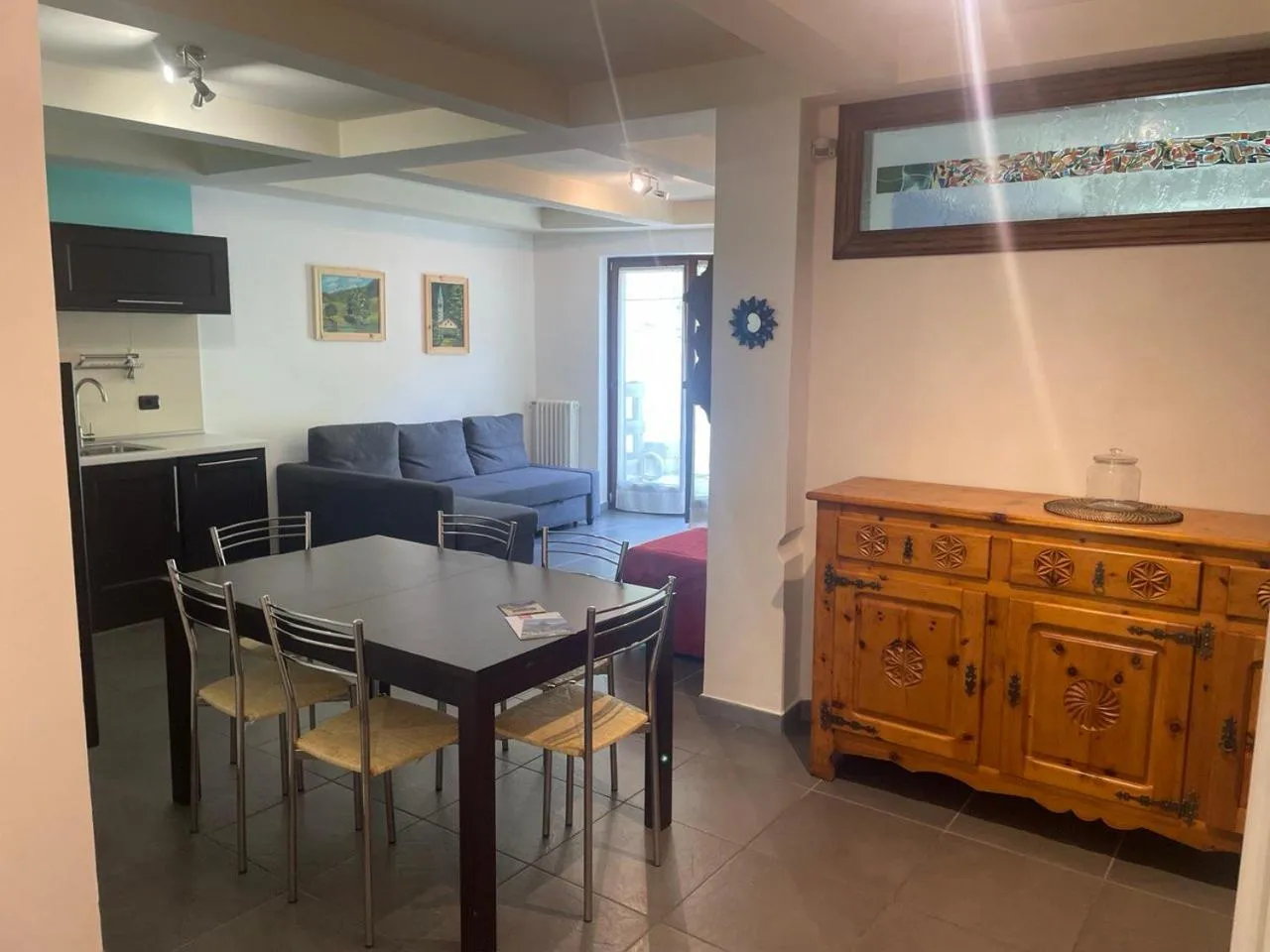 Kitchen or kitchenette in Residence Le Marmotte