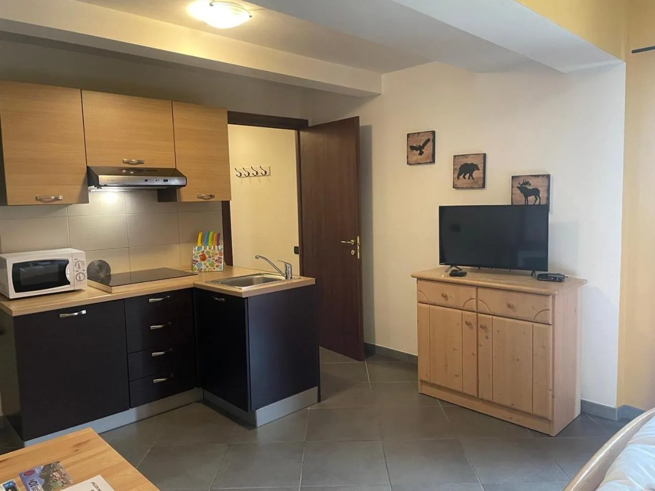 Kitchen or kitchenette in Residence Le Marmotte