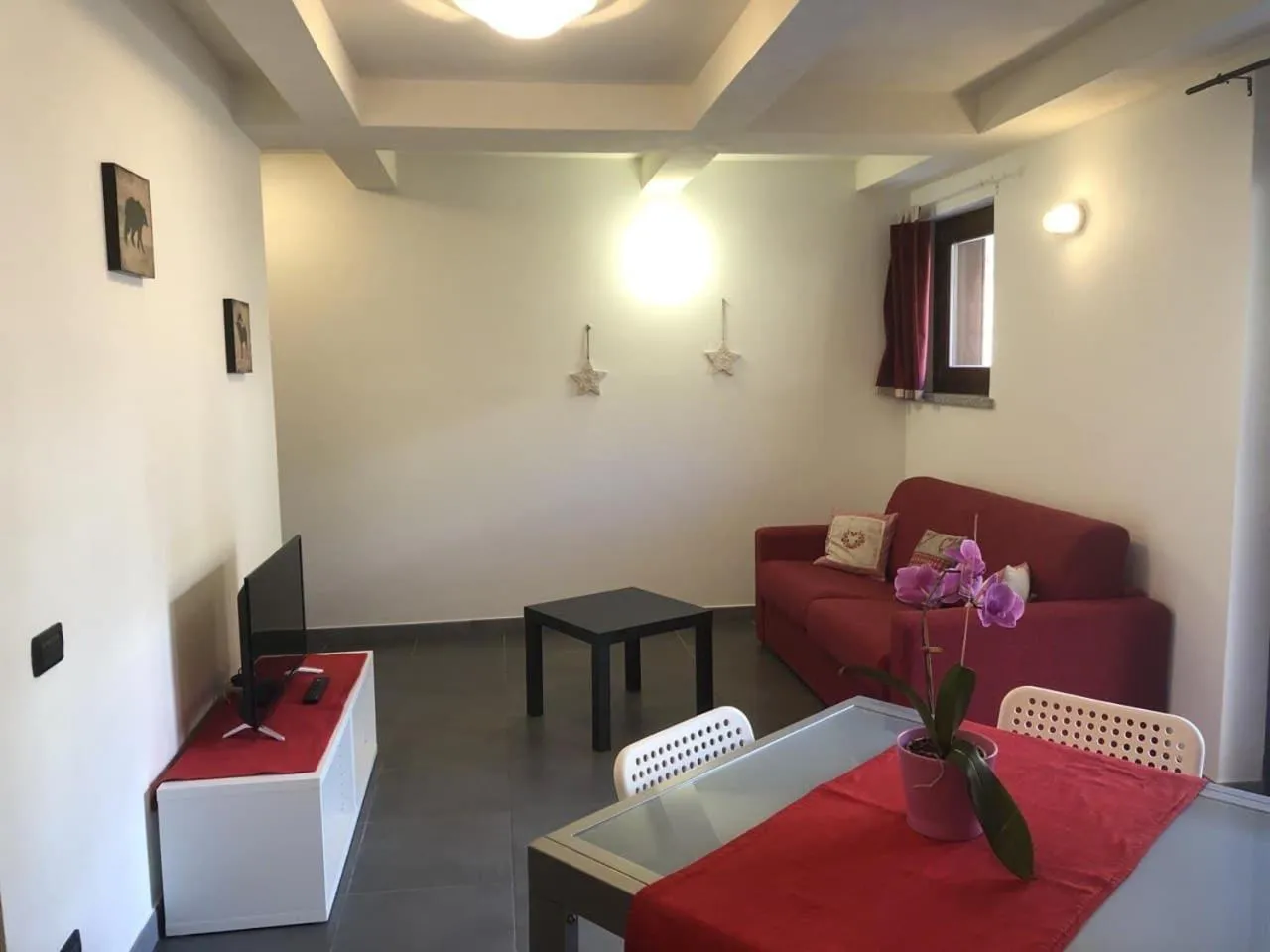 Living room in Residence Le Marmotte