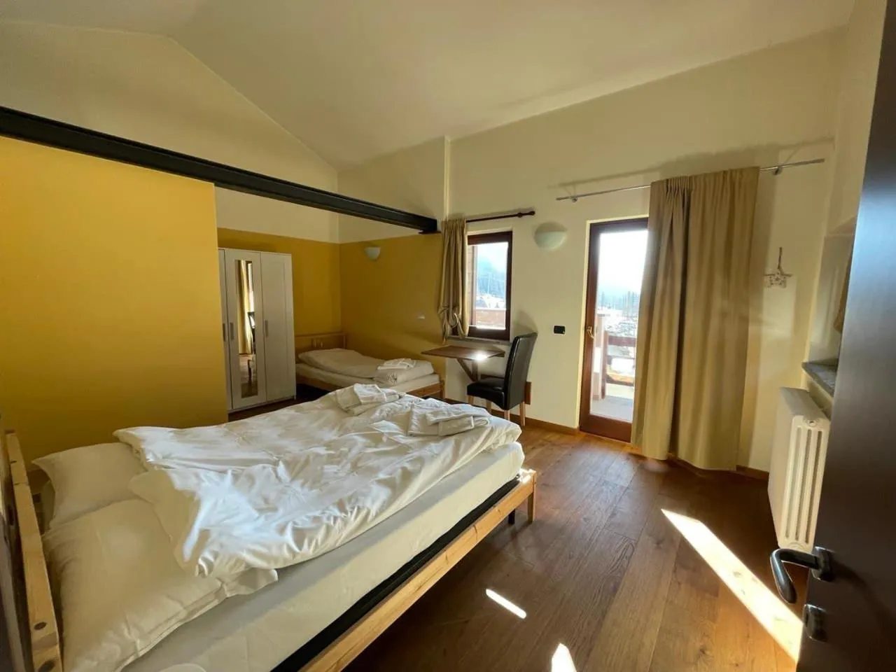 Balcony/Terrace, Bed in Residence Le Marmotte