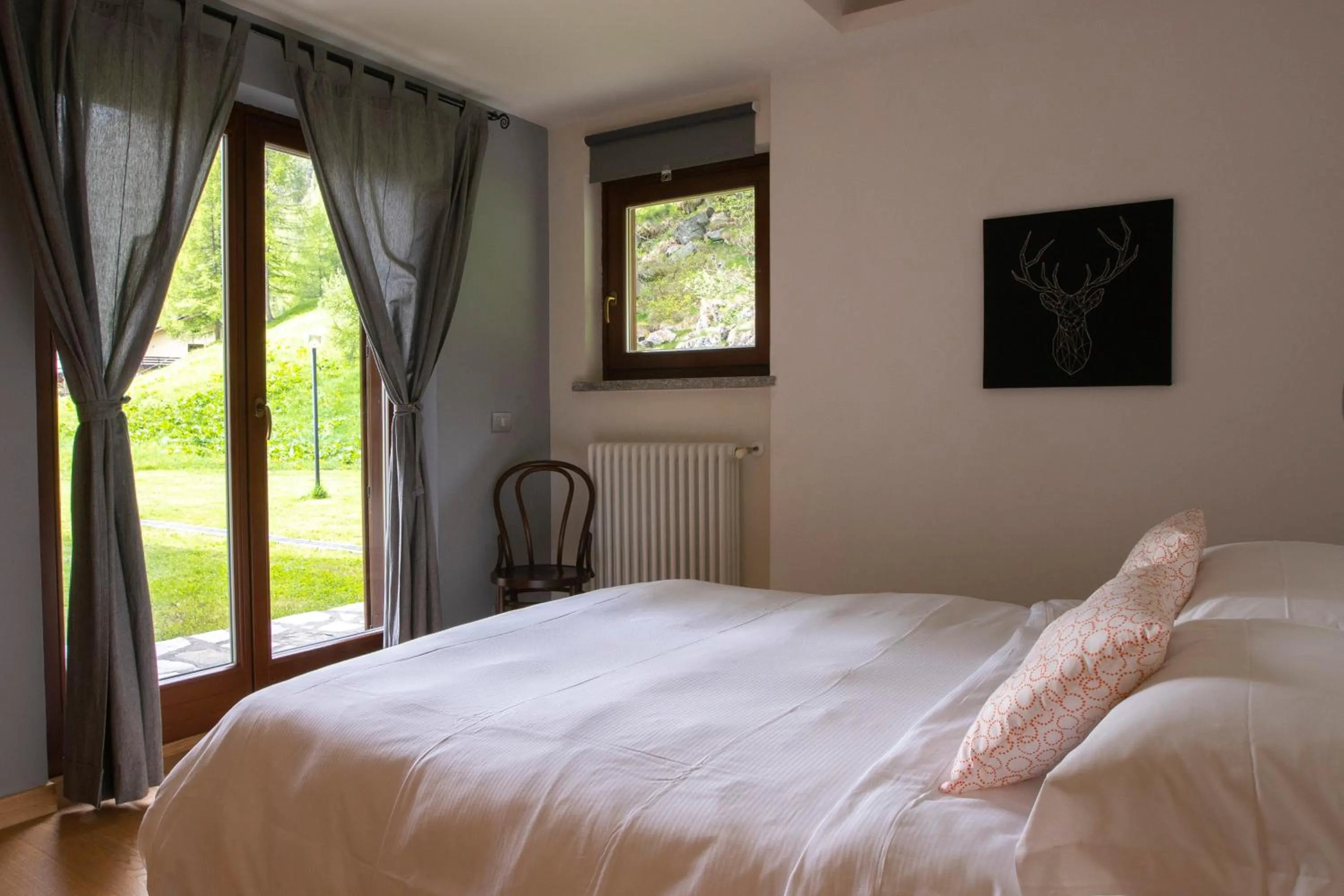 View (from property/room), Bed in Residence Le Marmotte