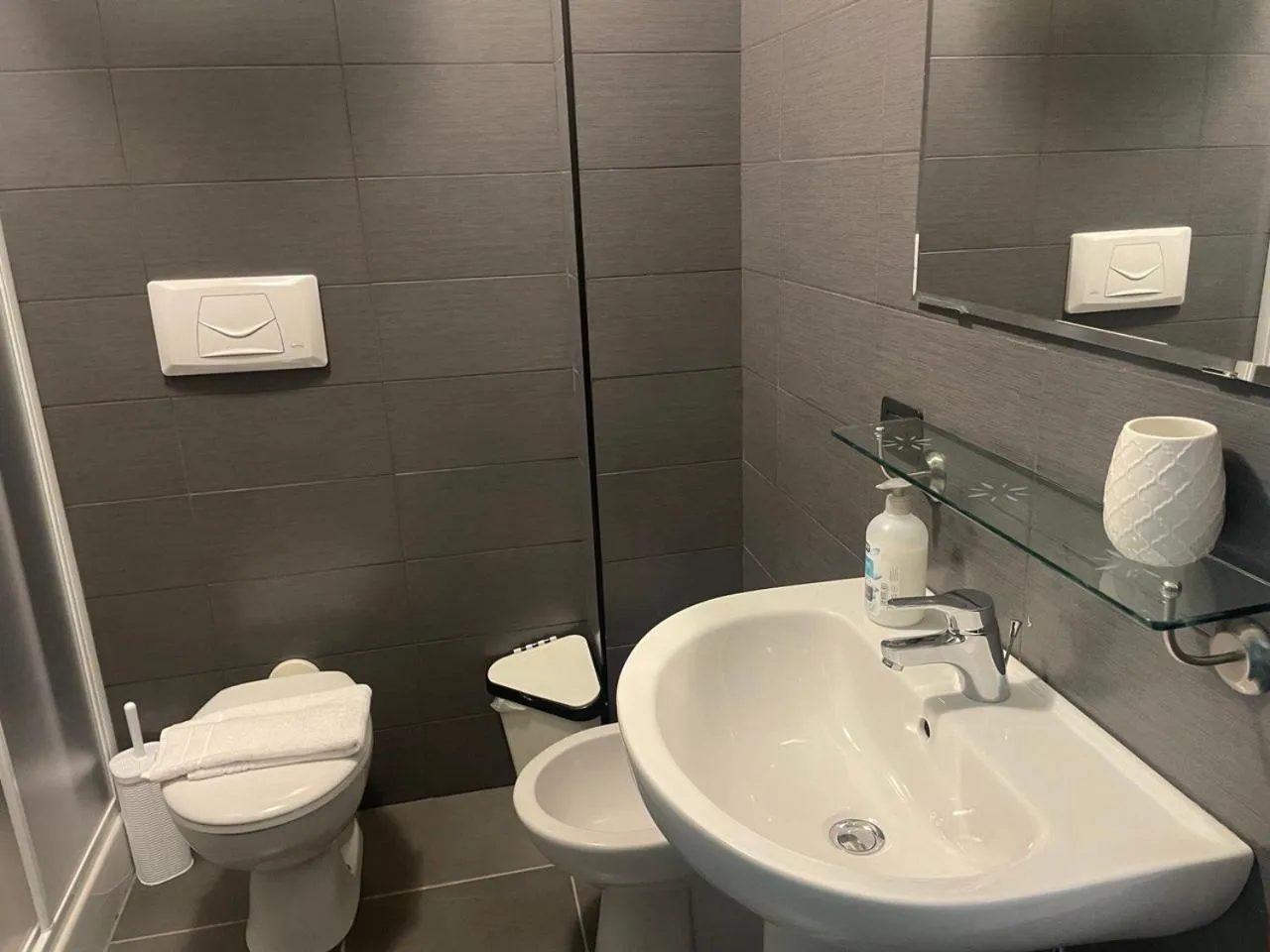 Bathroom in Residence Le Marmotte