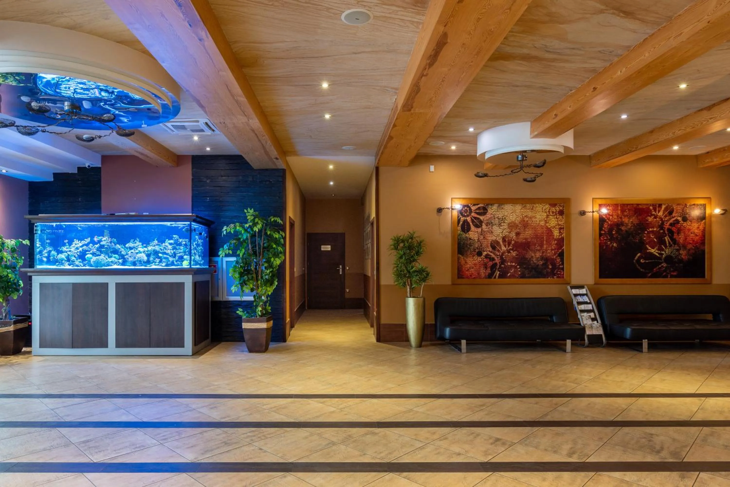 Lobby or reception in Hotel Badura