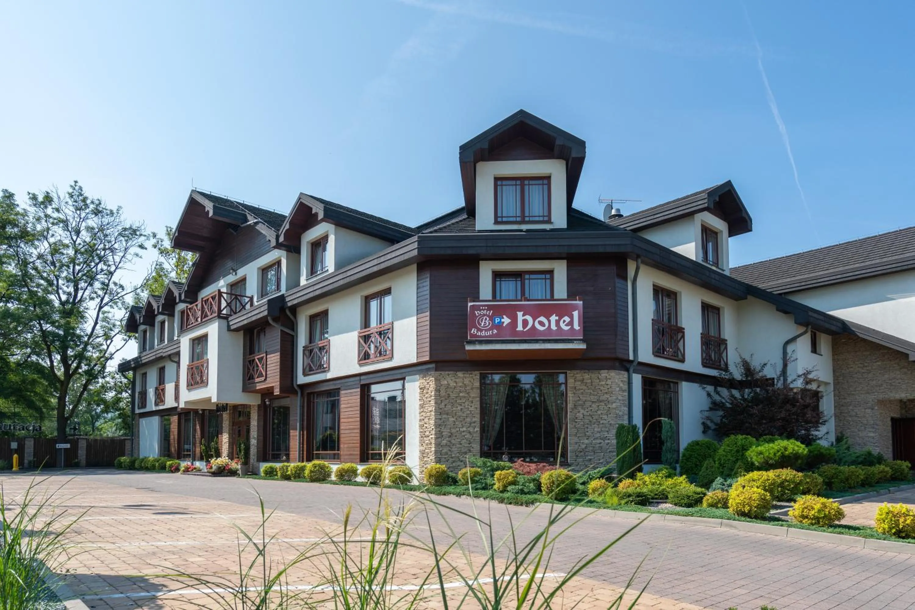 Facade/entrance in Hotel Badura