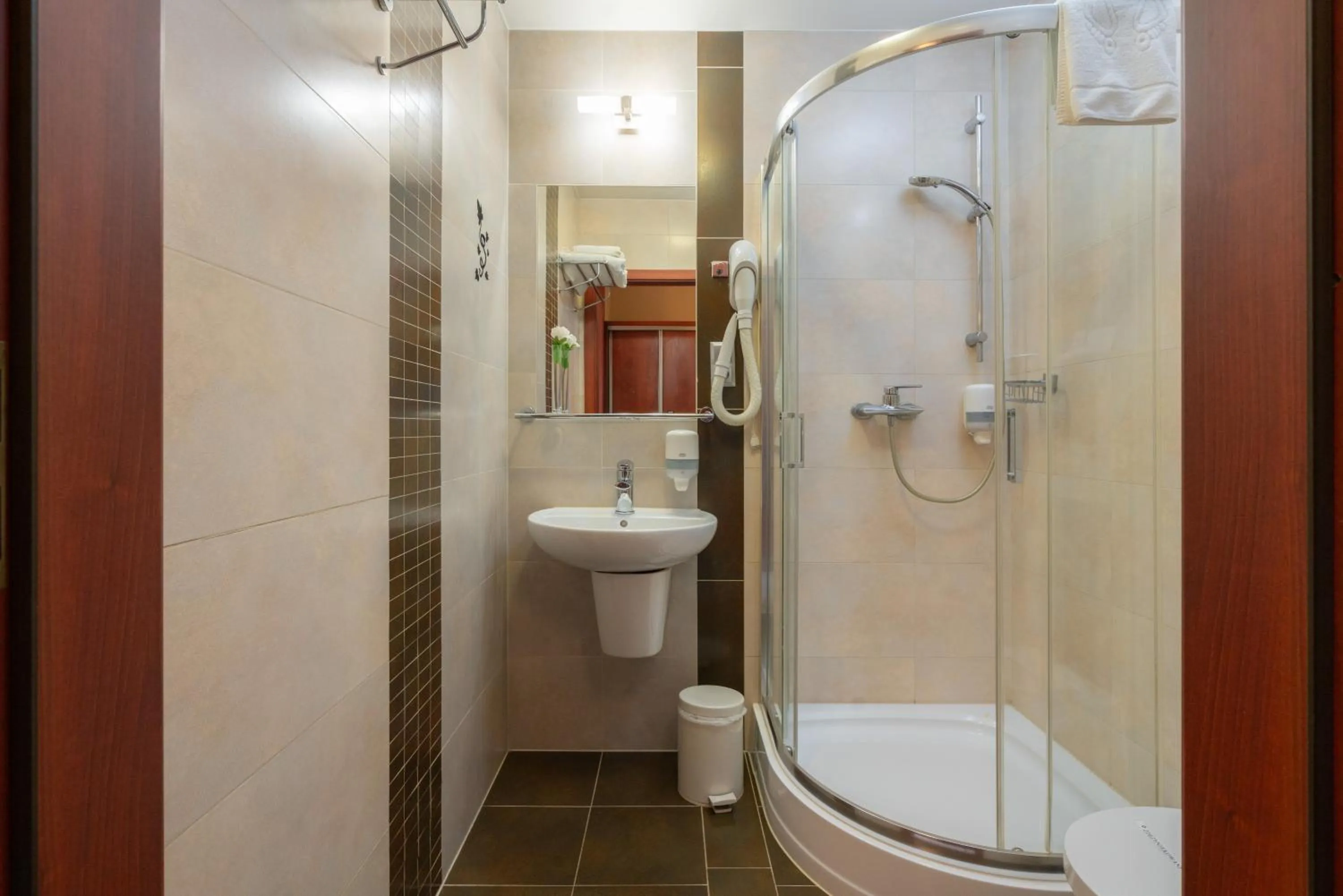 Shower in Hotel Badura