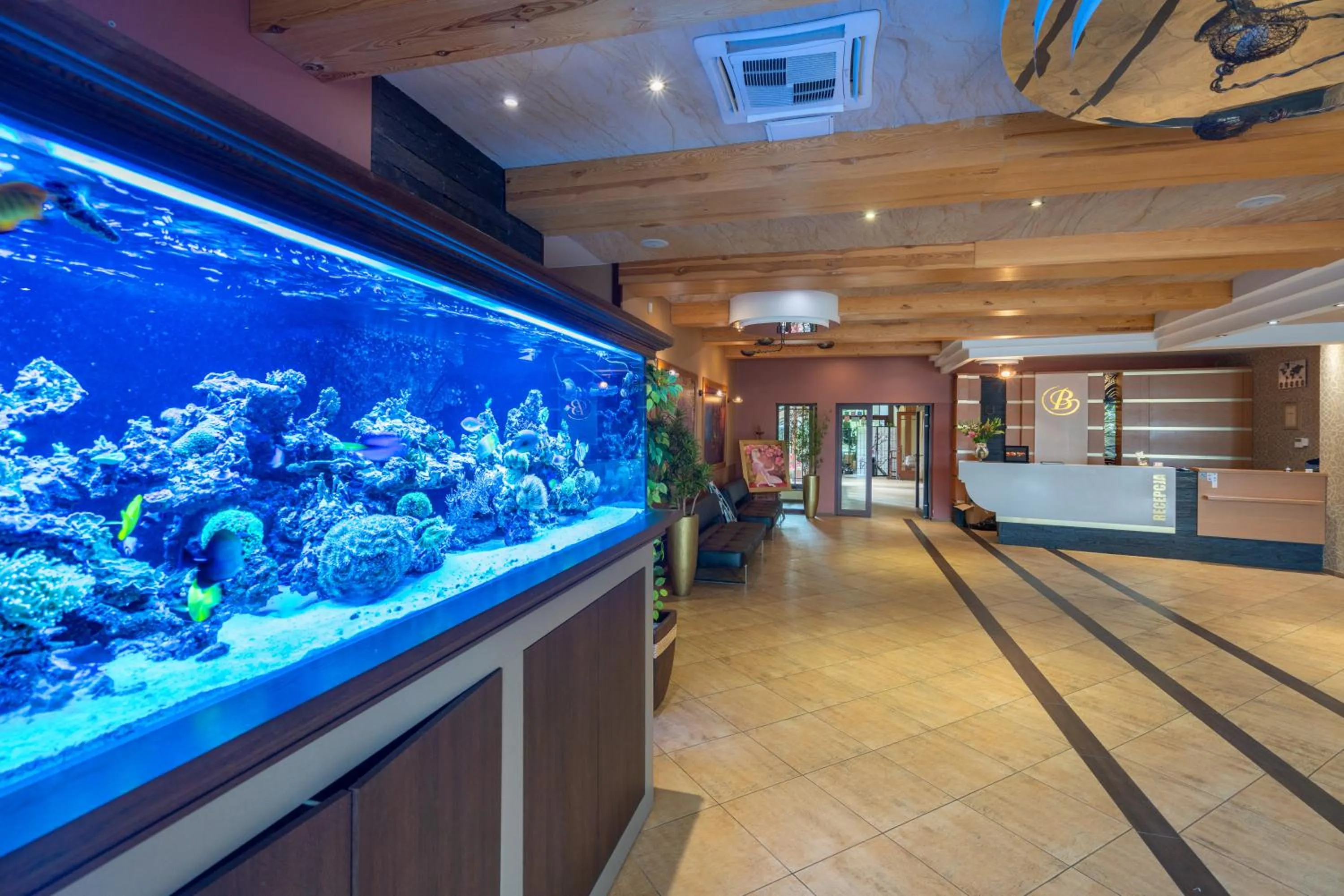 Lobby or reception in Hotel Badura