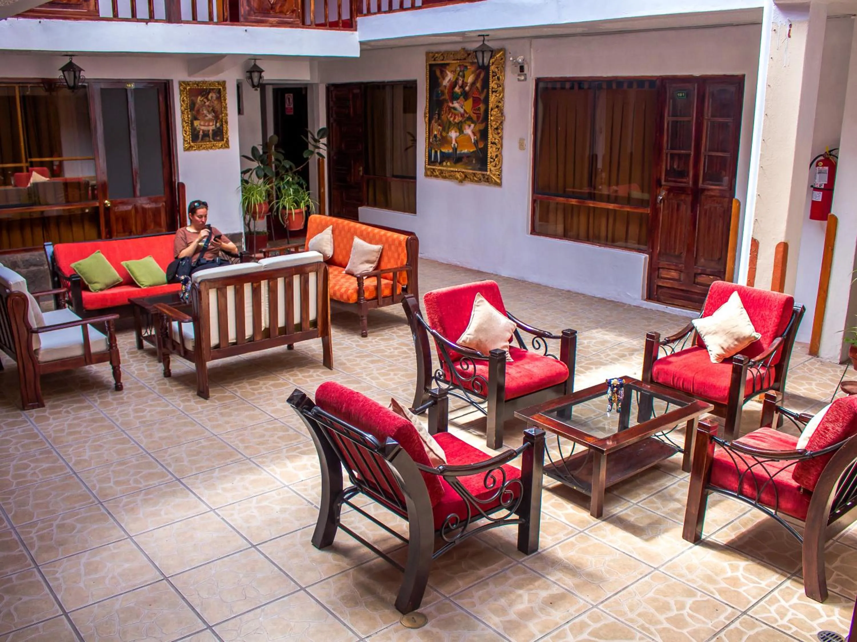 Patio in SAN BLAS PLAZA INn