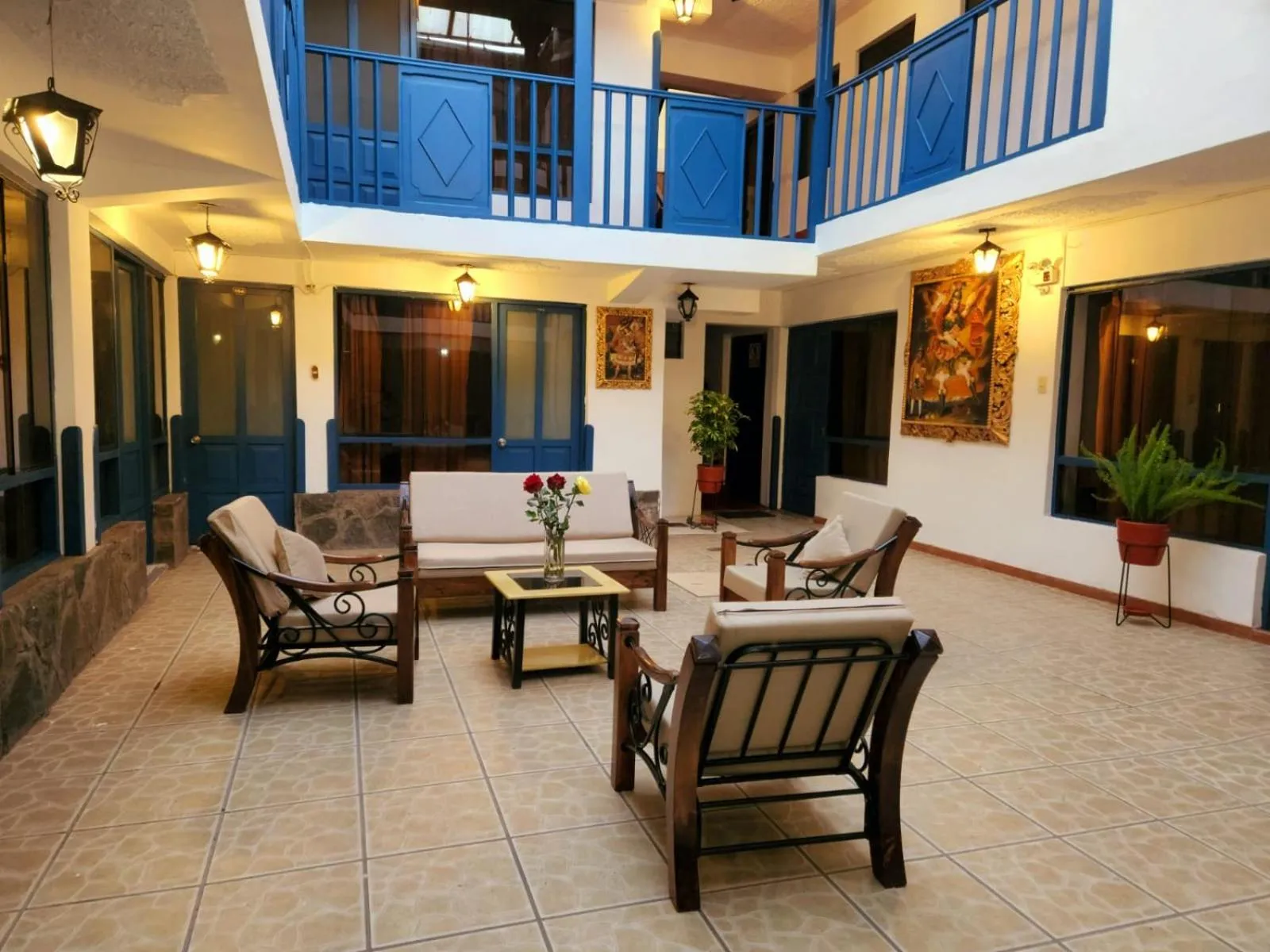 Patio in SAN BLAS PLAZA INn