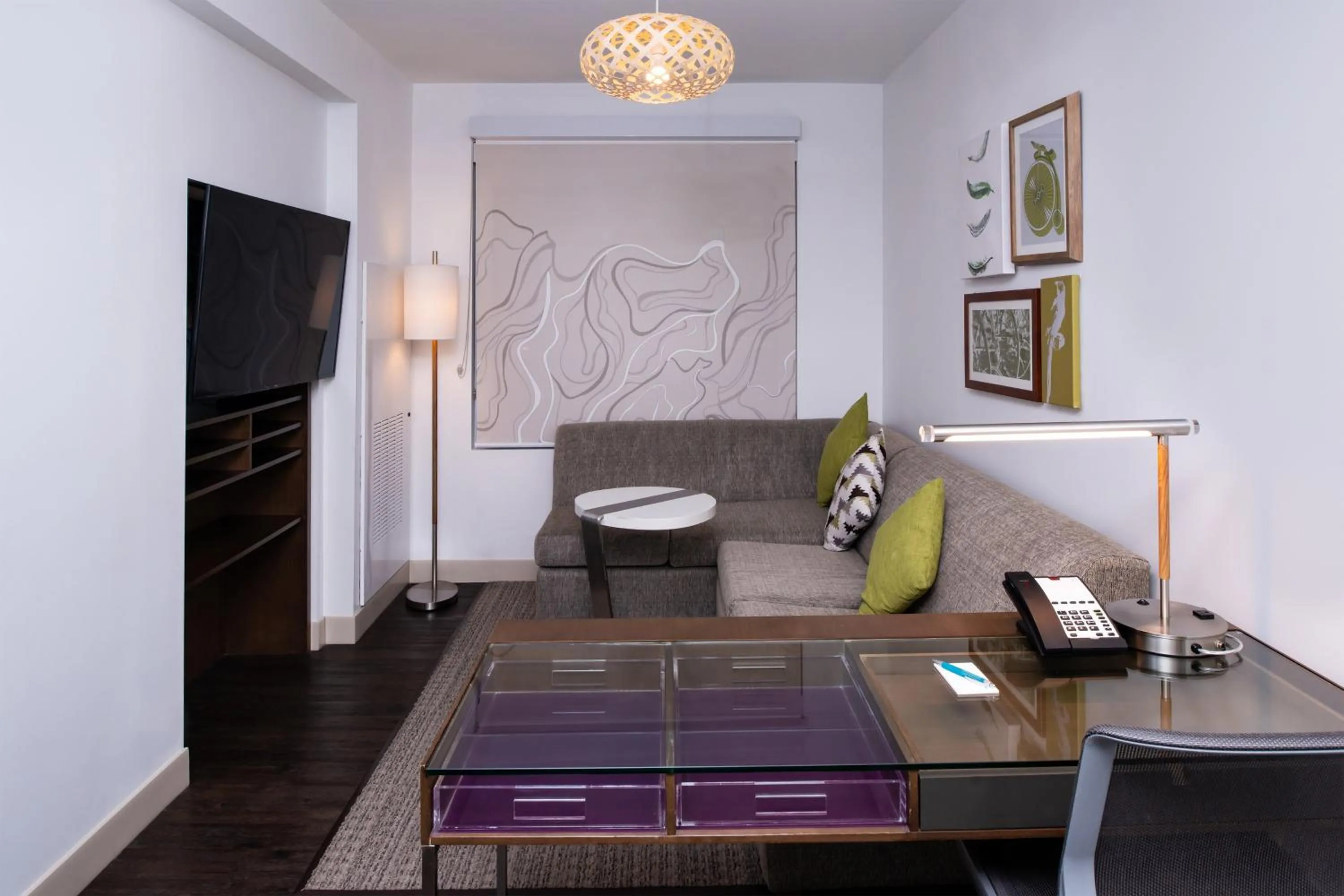 Living room in Element Lexington