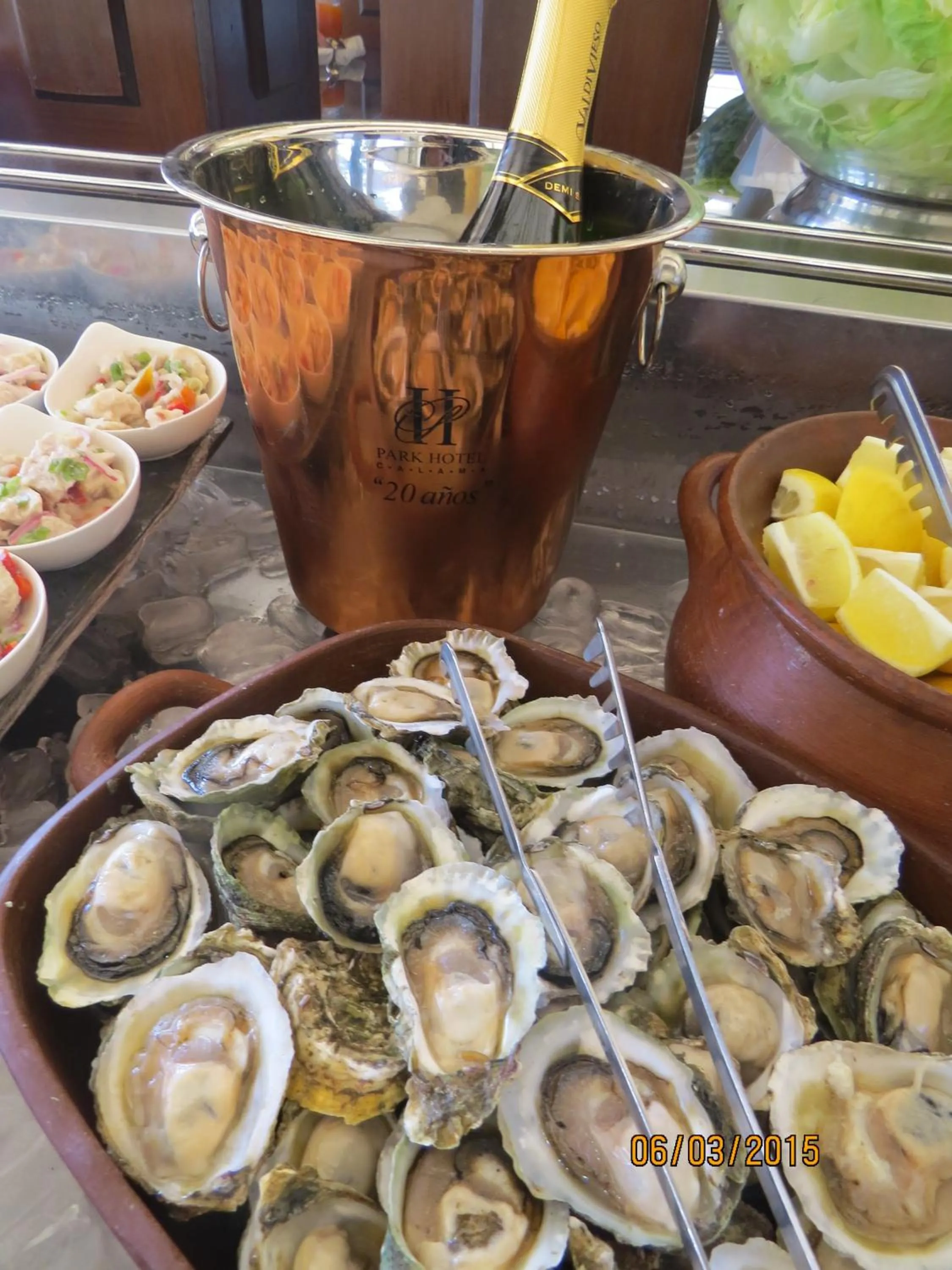 Restaurant/places to eat in Park Hotel Calama