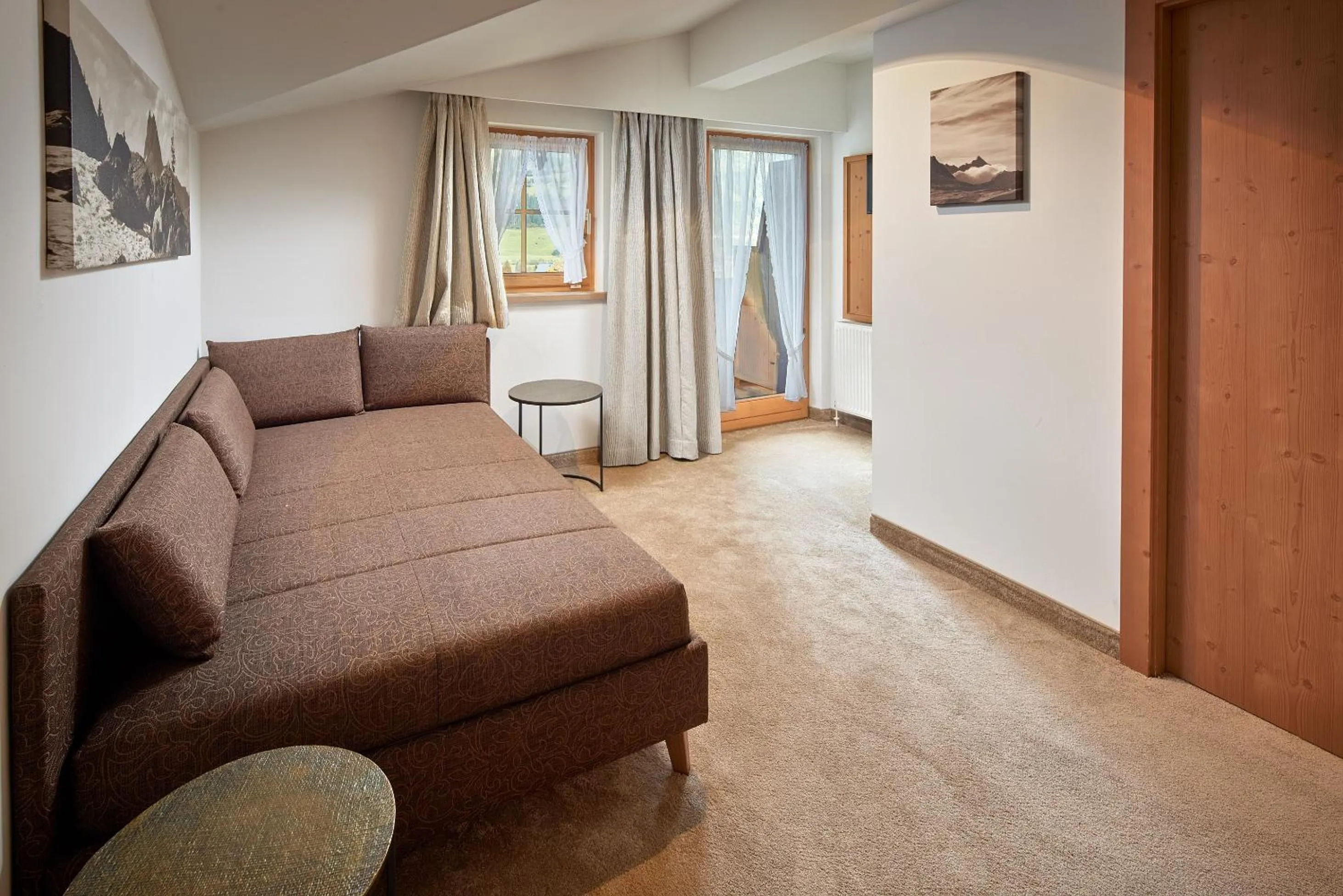 Balcony/Terrace, Bed in Habachklause Familien Bauernhof Resort