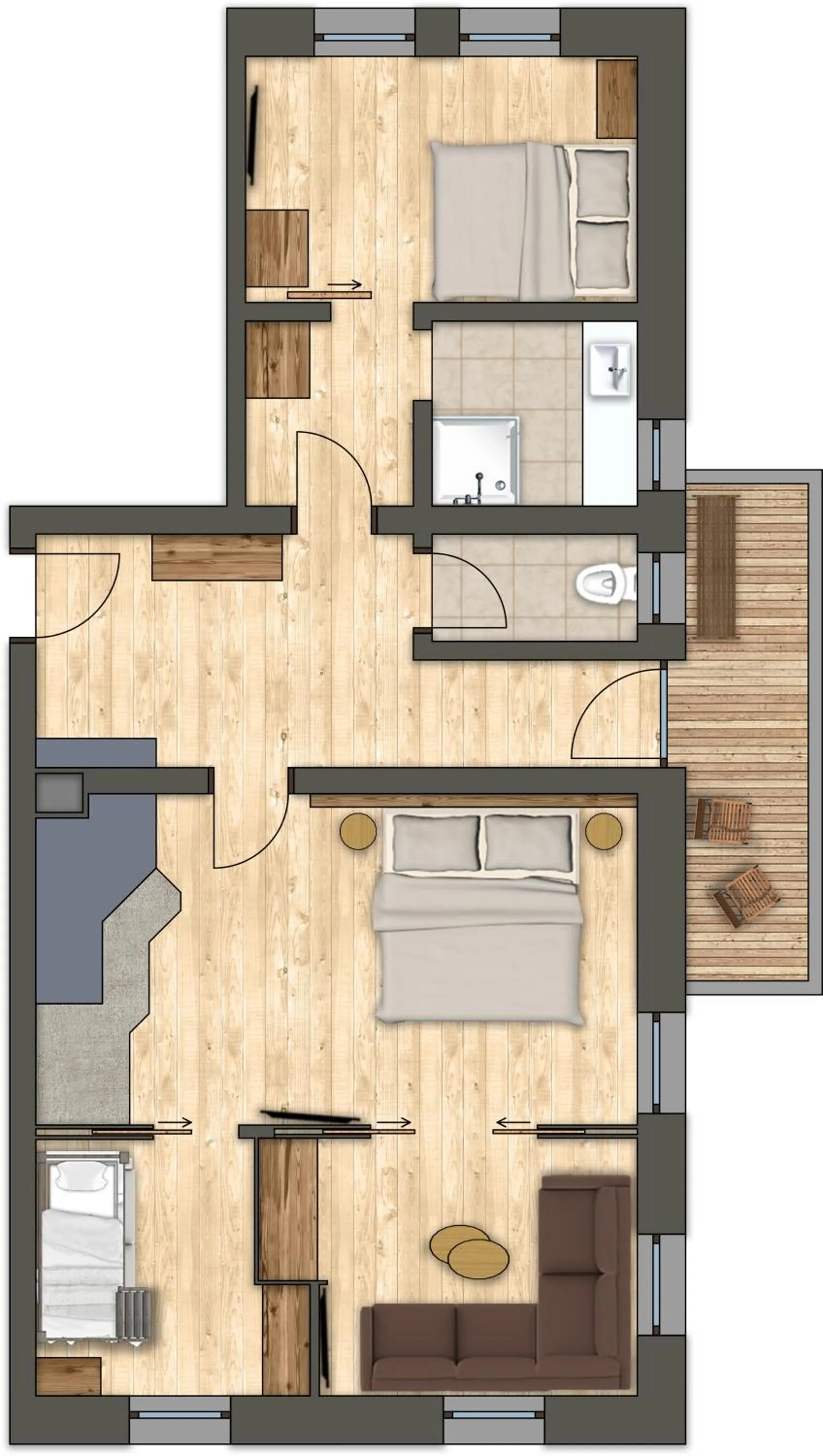 Photo of the whole room in Habachklause Familien Bauernhof Resort