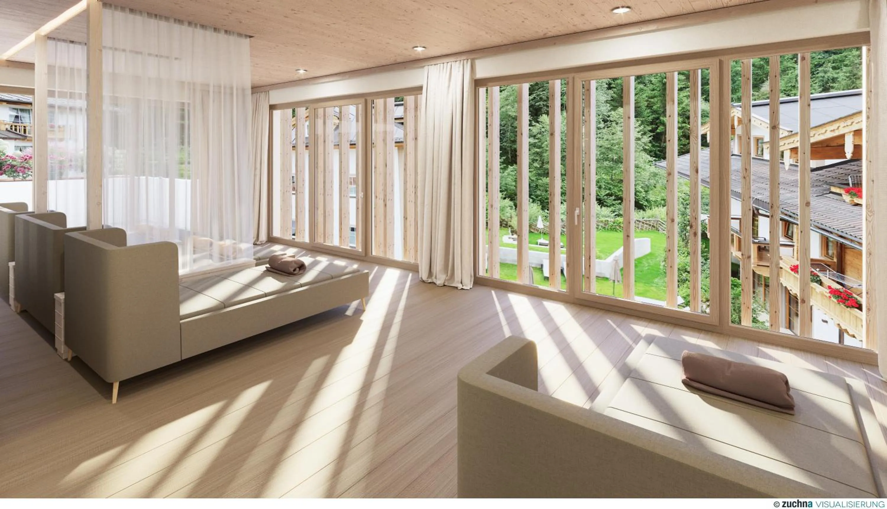 Spa and wellness centre/facilities, Bed in Habachklause Familien Bauernhof Resort