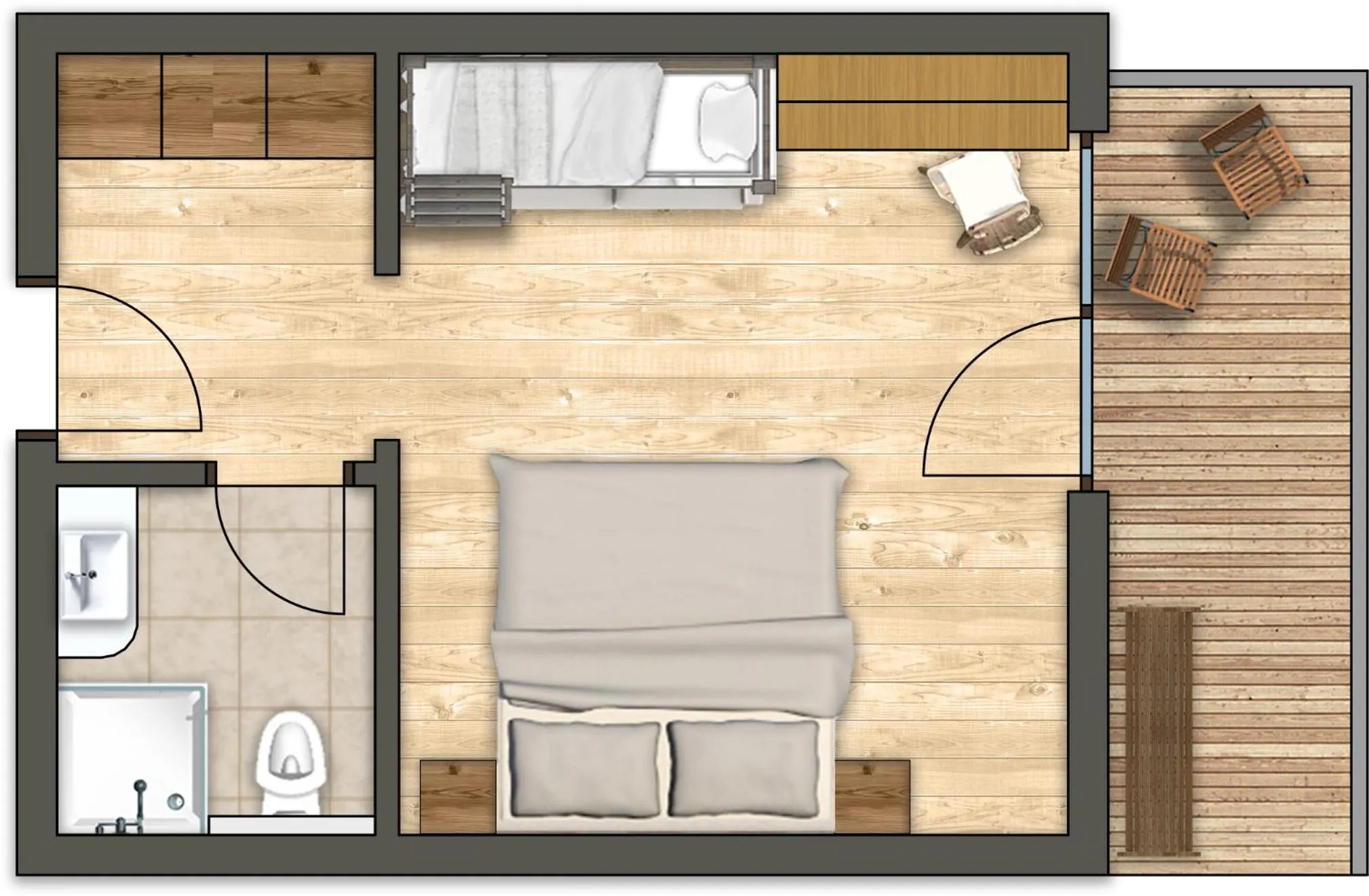 Floor plan in Habachklause Familien Bauernhof Resort