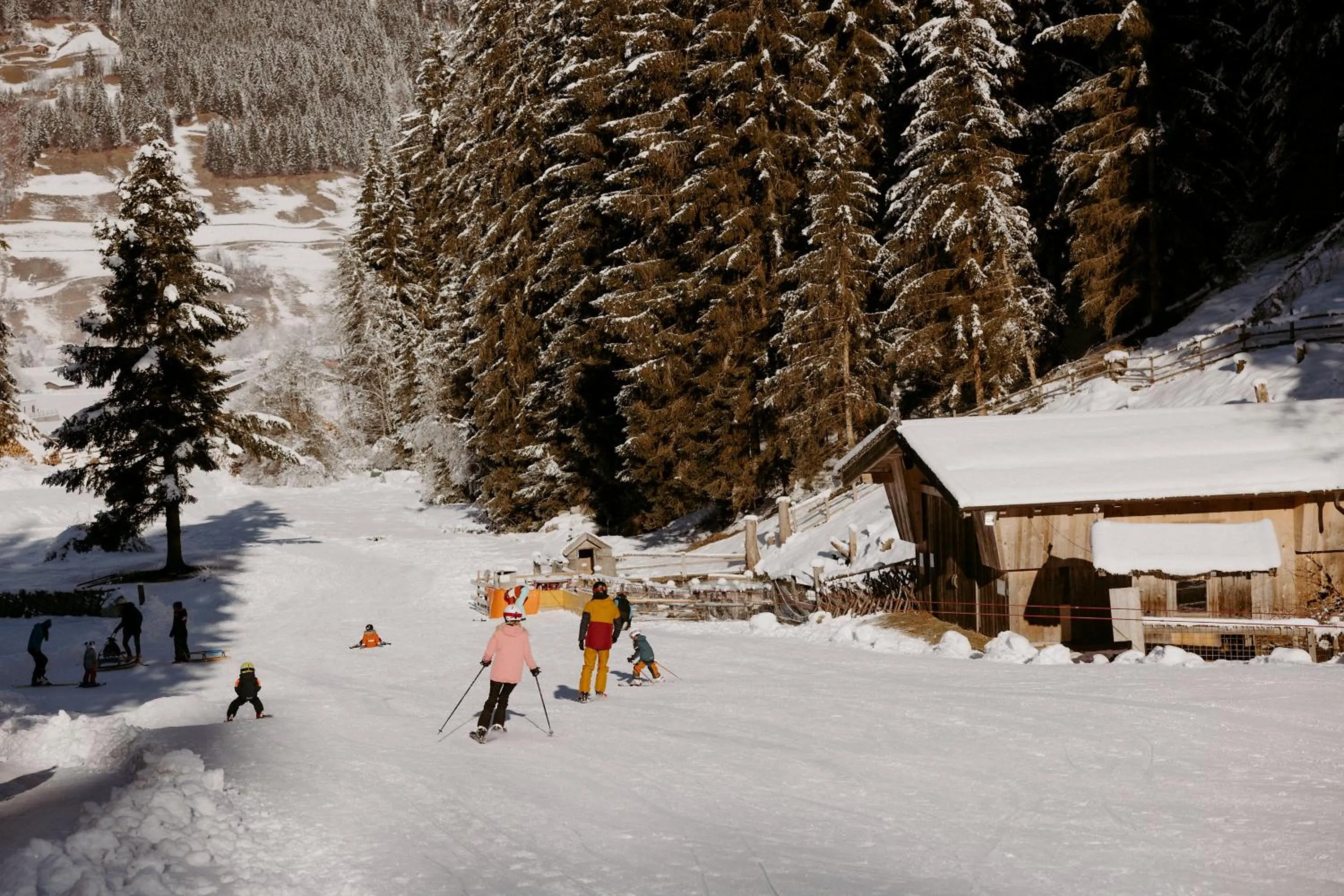 Skiing in Habachklause Familien Bauernhof Resort