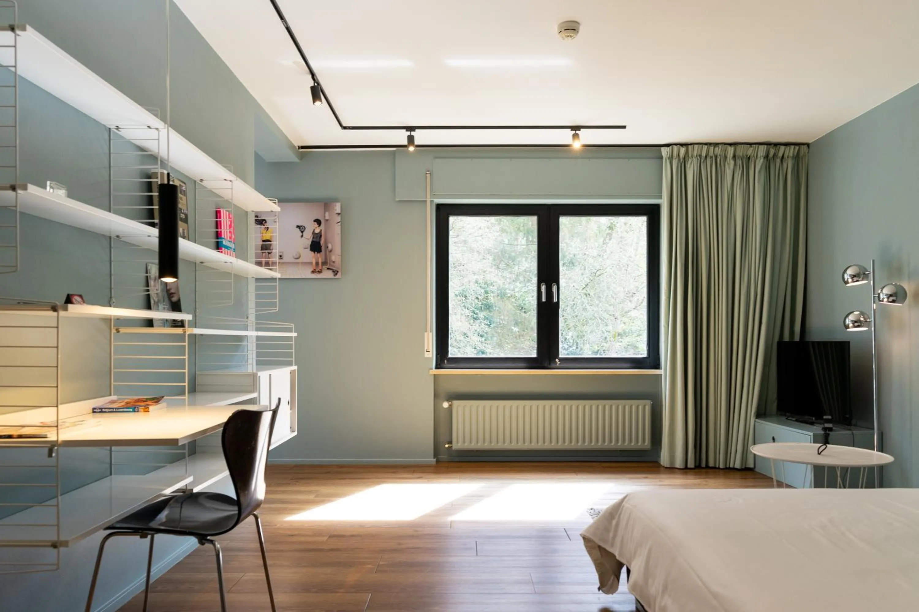 Bed in Hostellerie du Grünewald