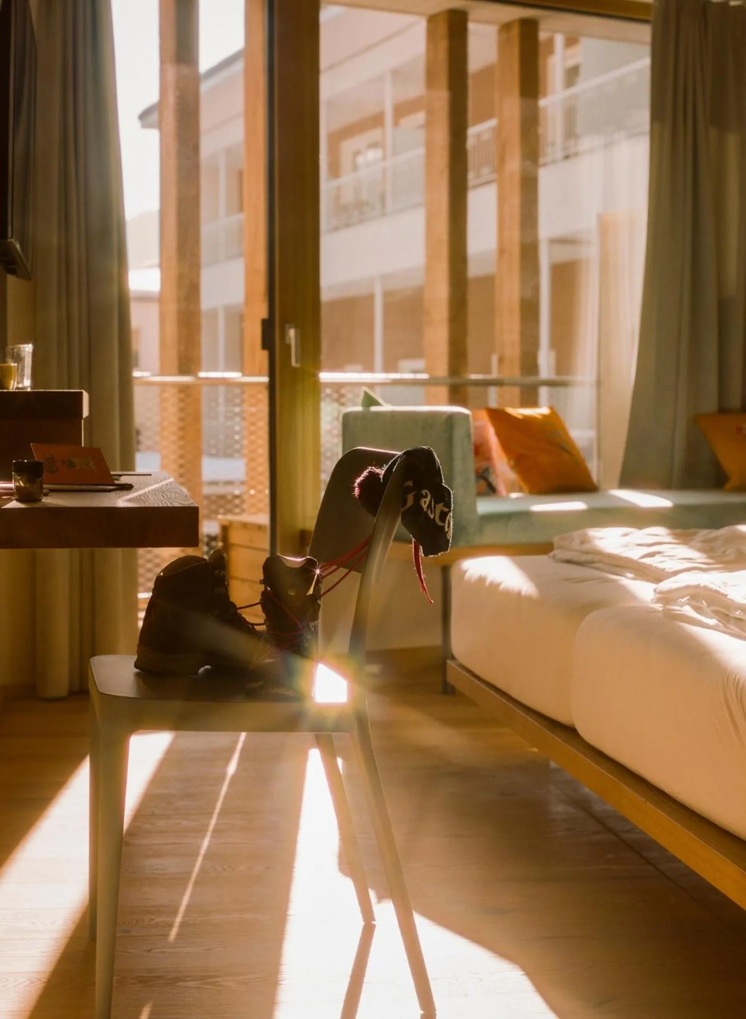Decorative detail, Bed in Hotel Blü Gastein