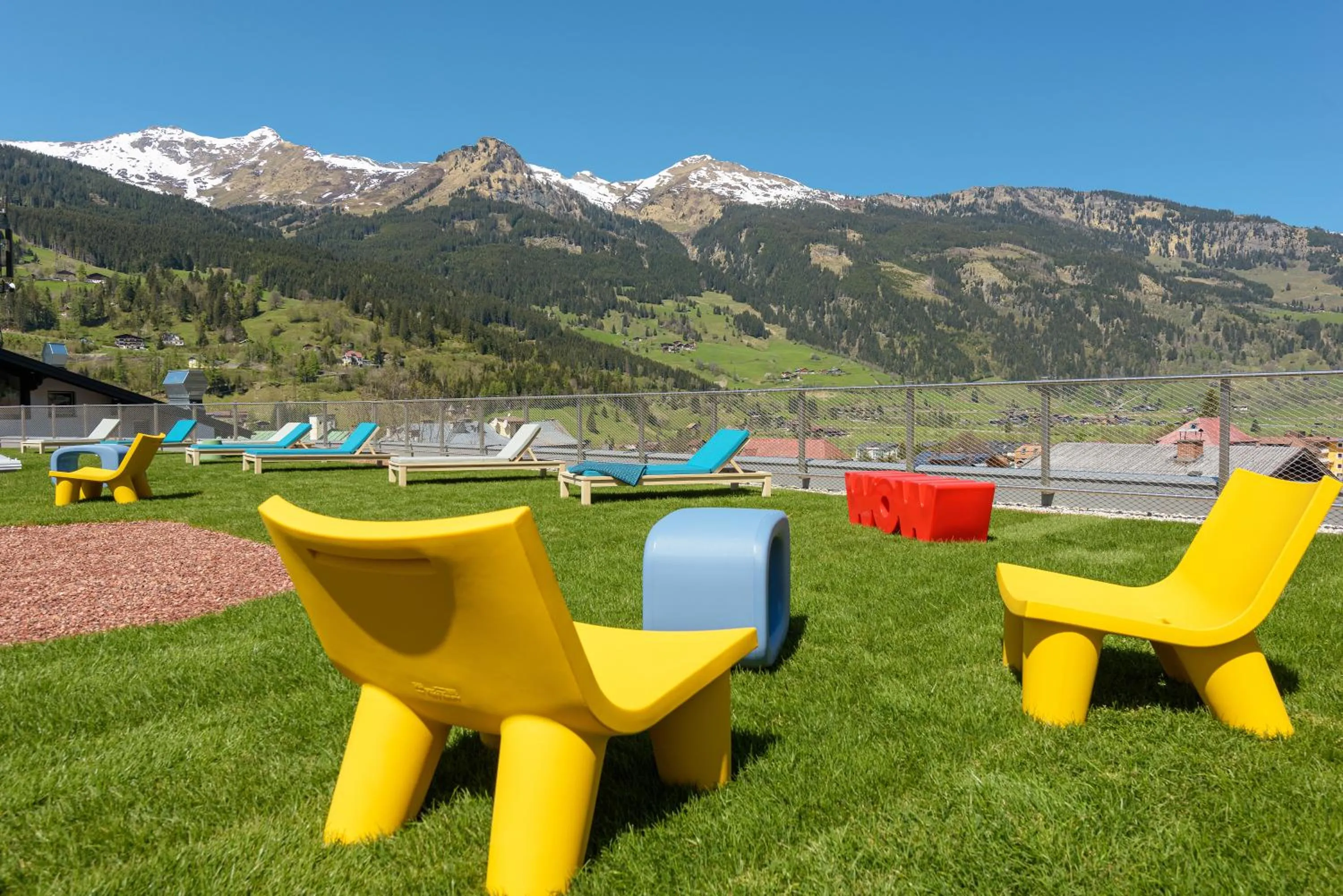 Balcony/Terrace in Hotel Blü Gastein
