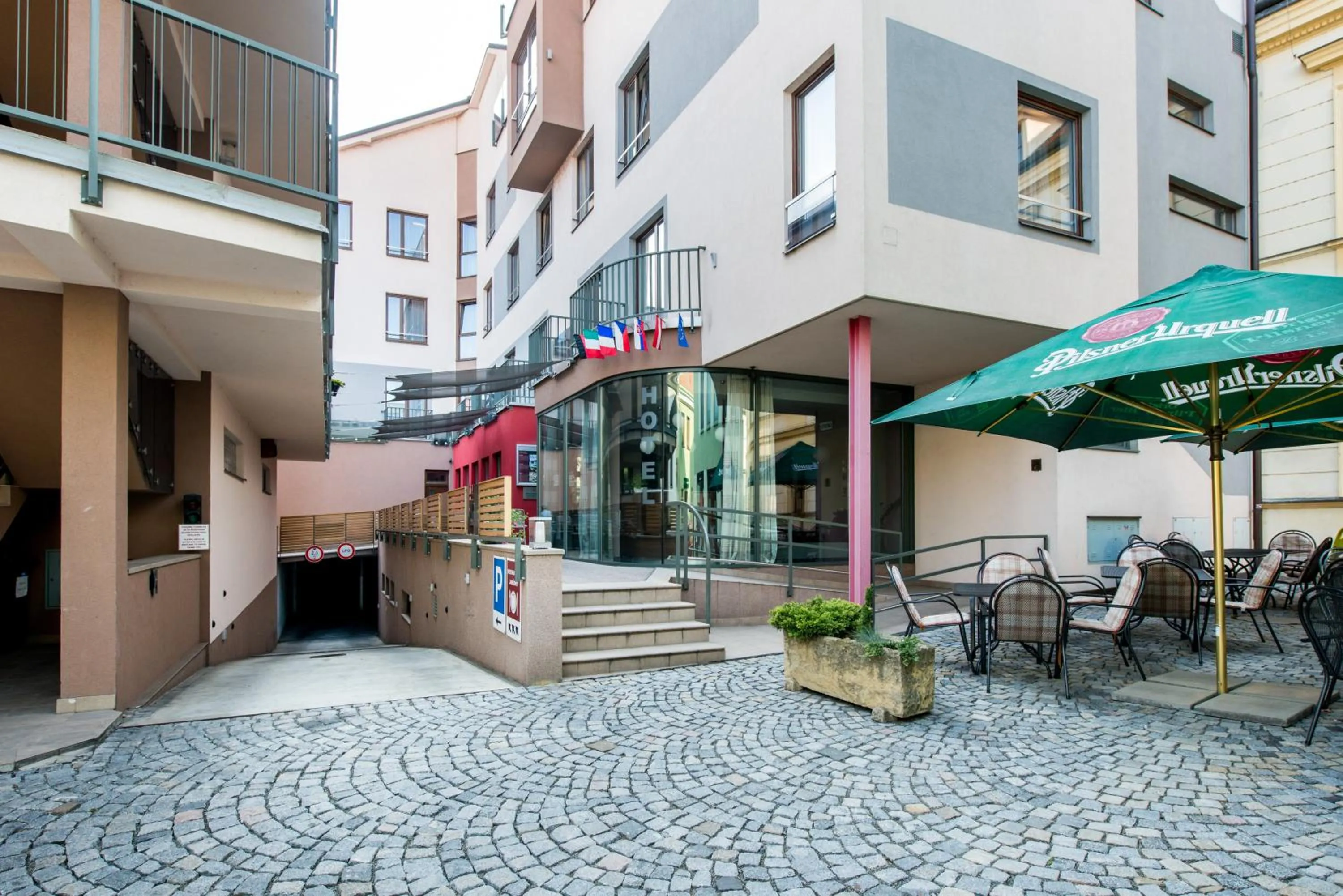 Facade/entrance in Hotel Mlynska