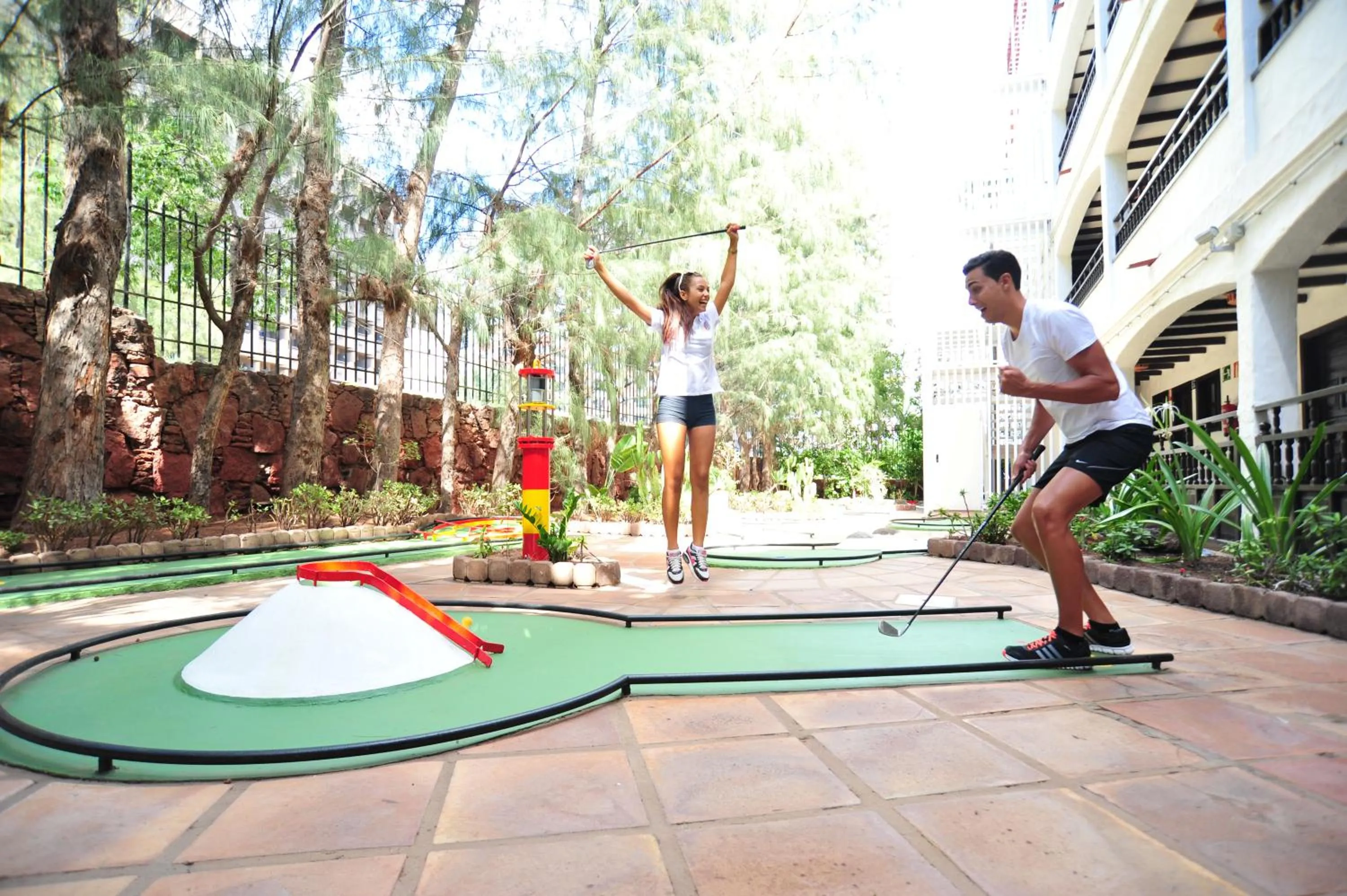 Minigolf in Hotel Parque Tropical